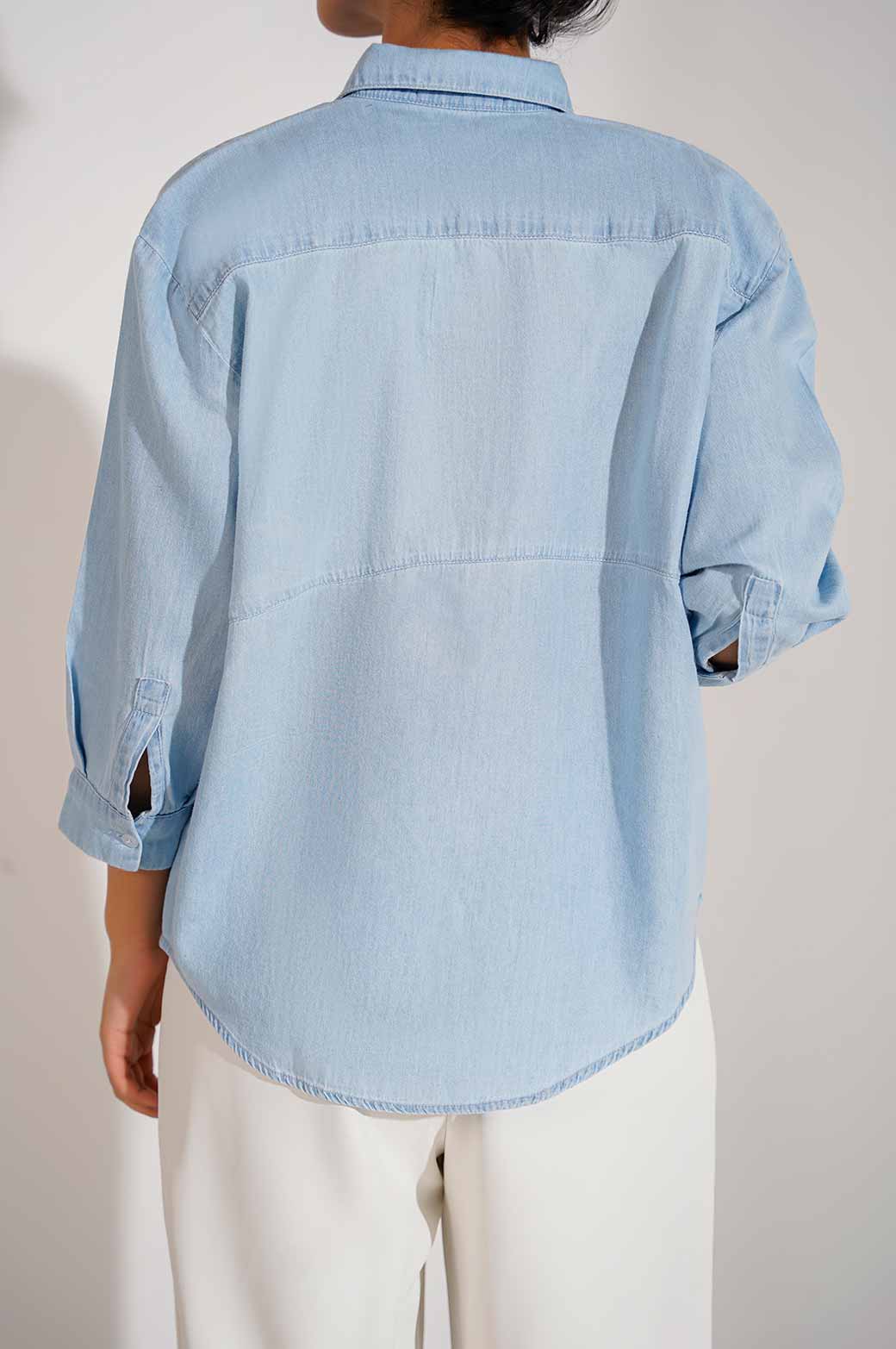 LIGHT BLUE DENIM SHIRT