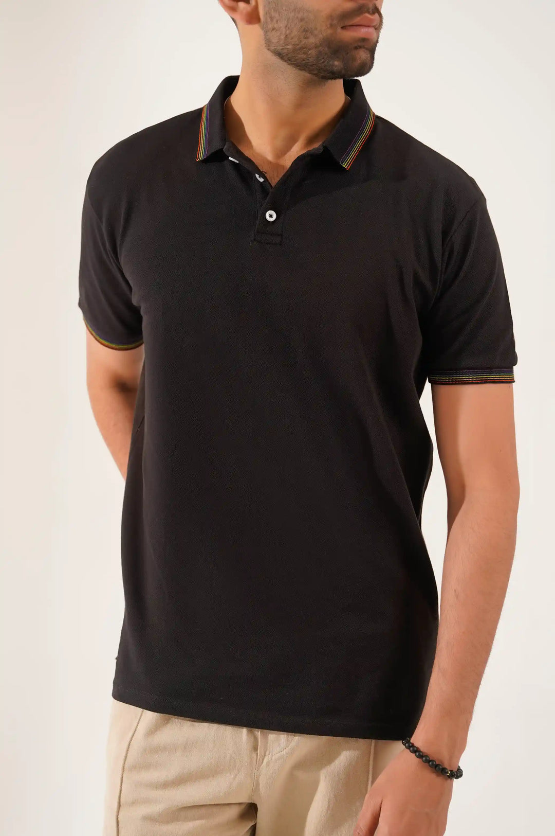 BLACK PERFORMACE POLO