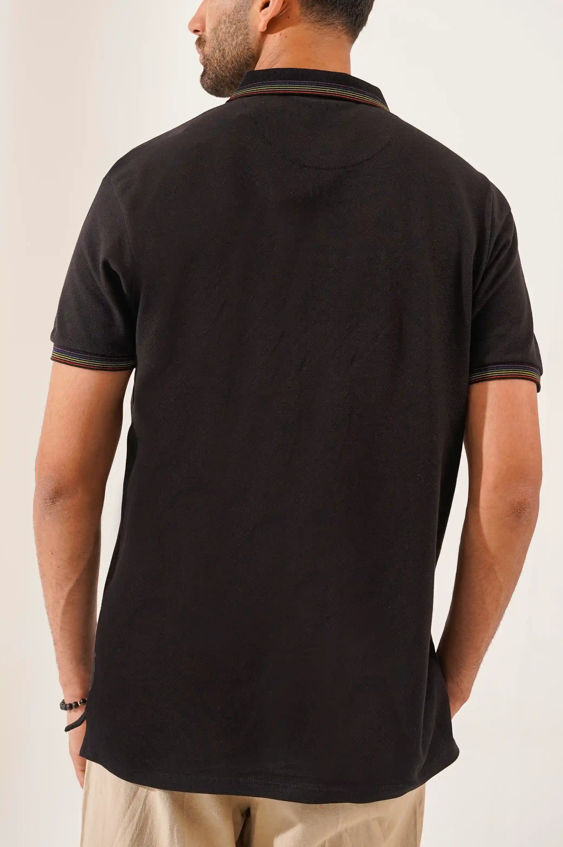 BLACK PERFORMACE POLO