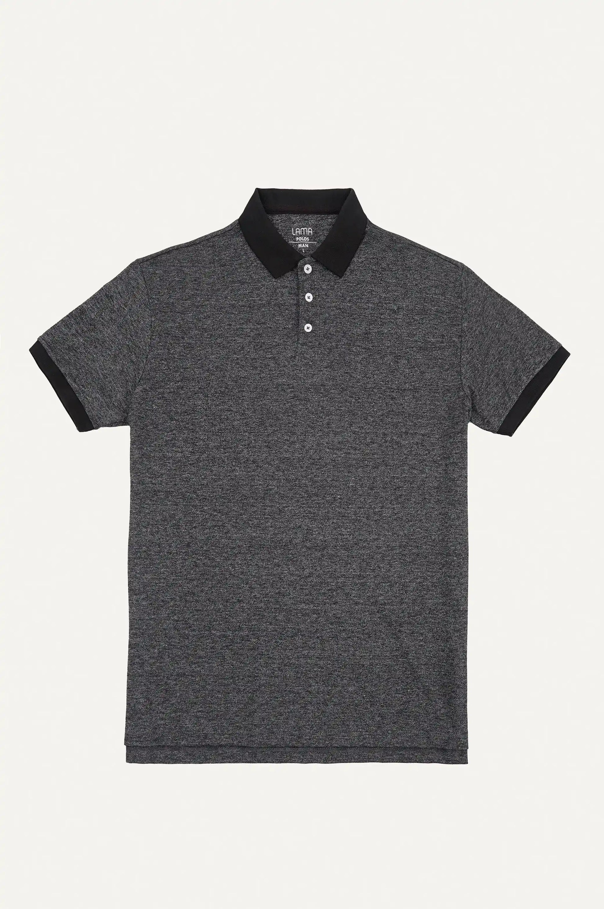 BLACK EVERYDAY POLO
