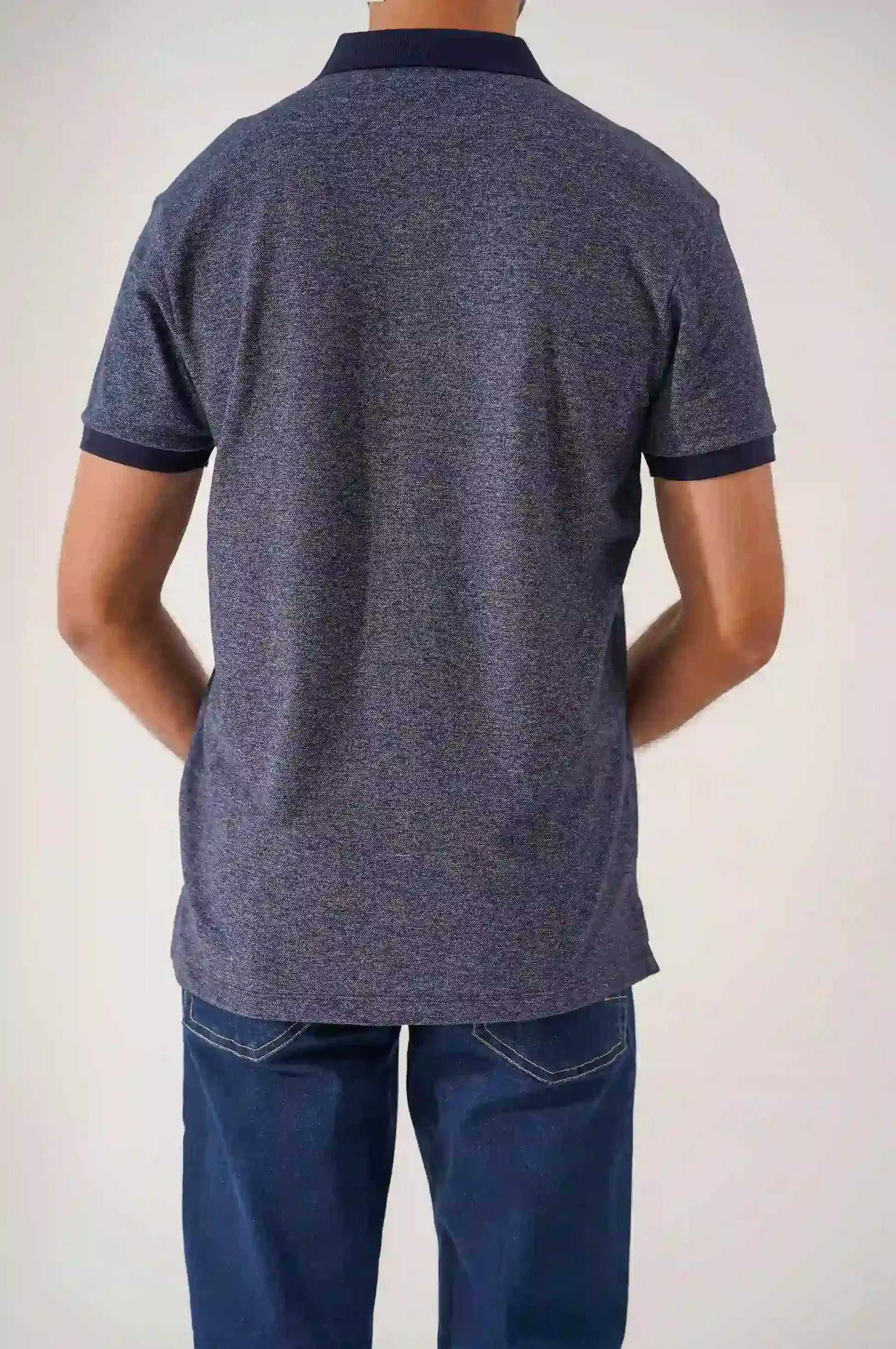 Blue Men Polo Shirt
