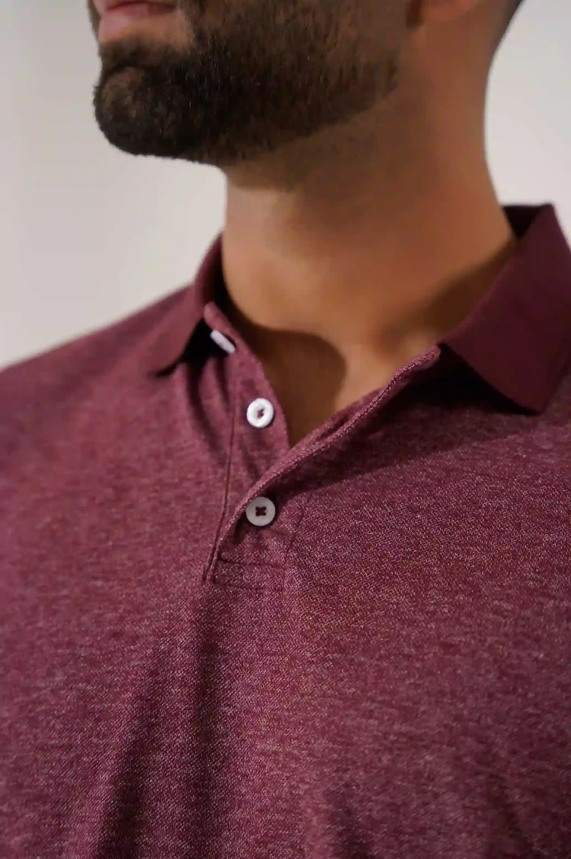 Maroon Men Polo Shirt