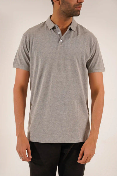 GREY CLASSIC POLO