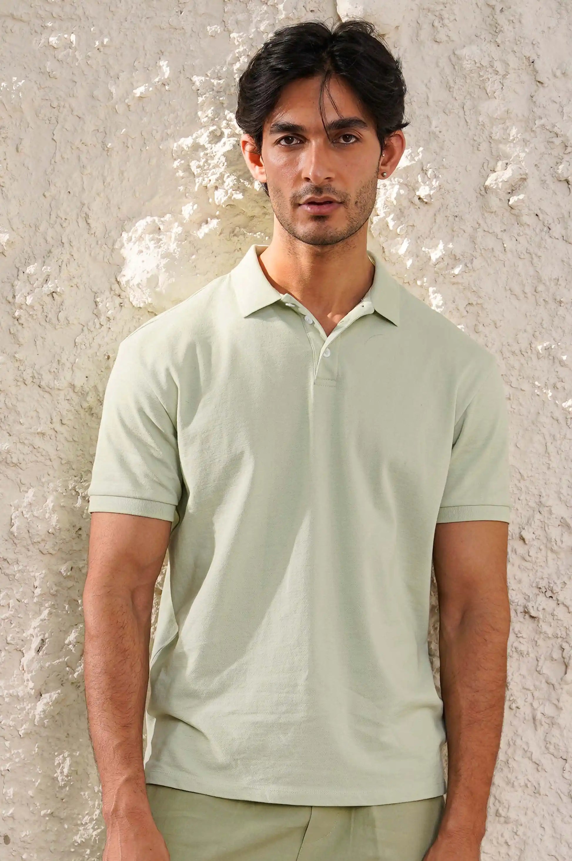 Light Green Classic Polo