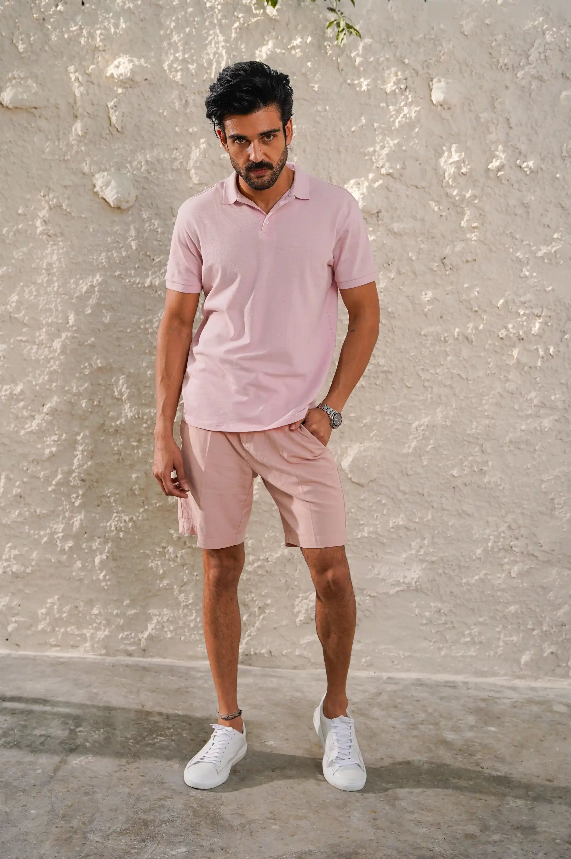 Light Pink Polo Shirt