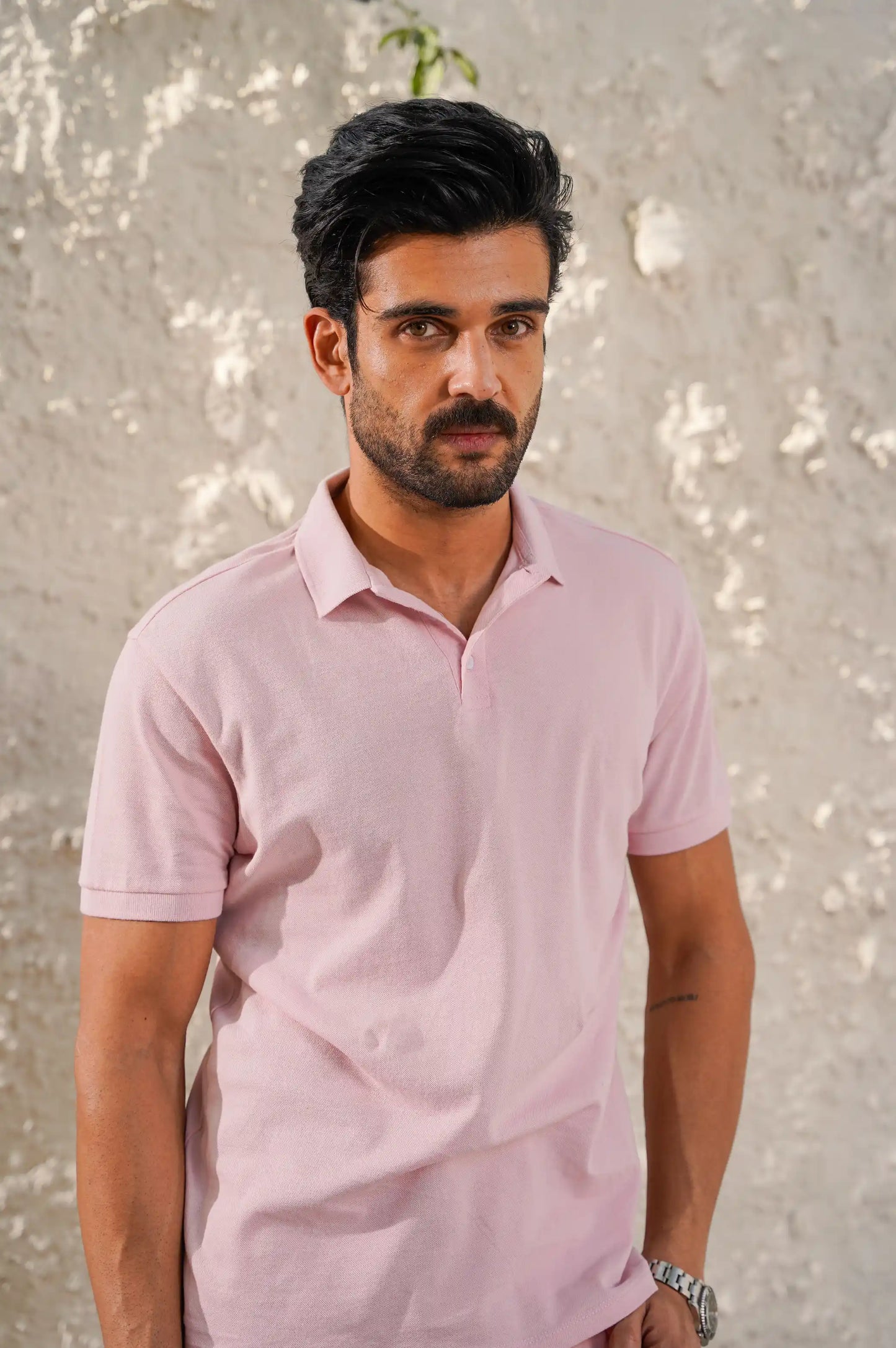 Light Pink Polo Shirt