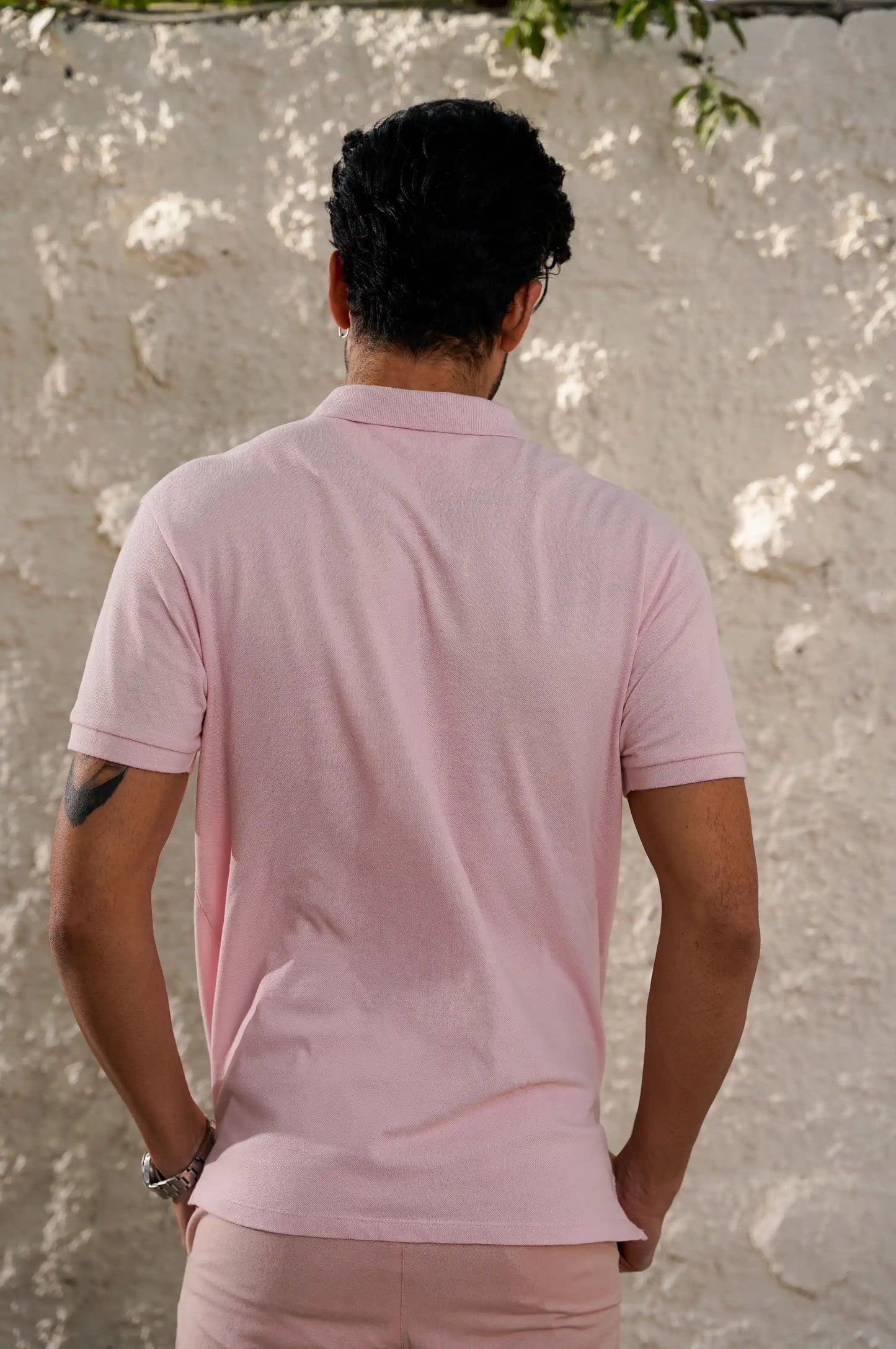 Light Pink Polo Shirt