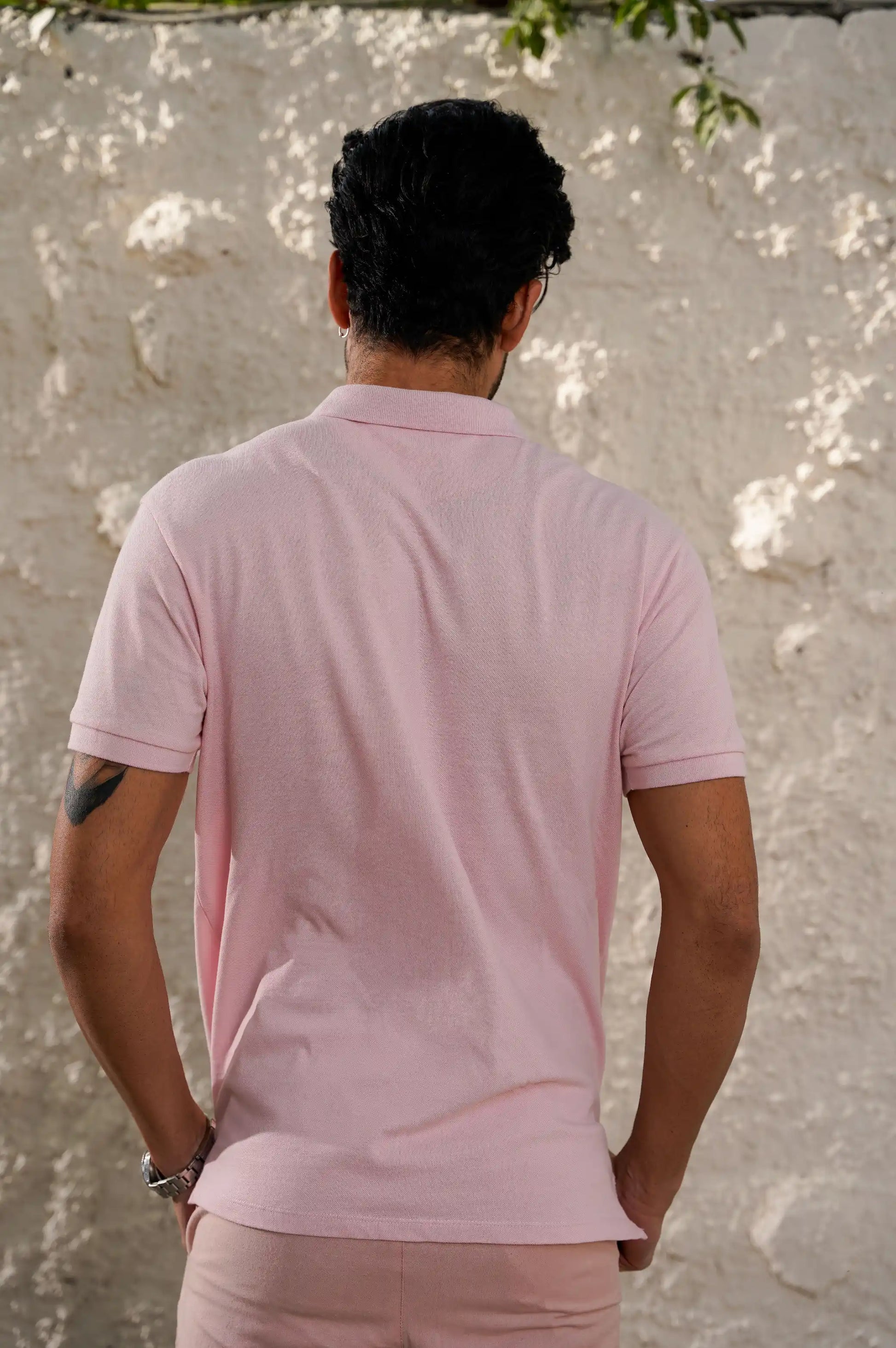 Light Pink Polo Shirt