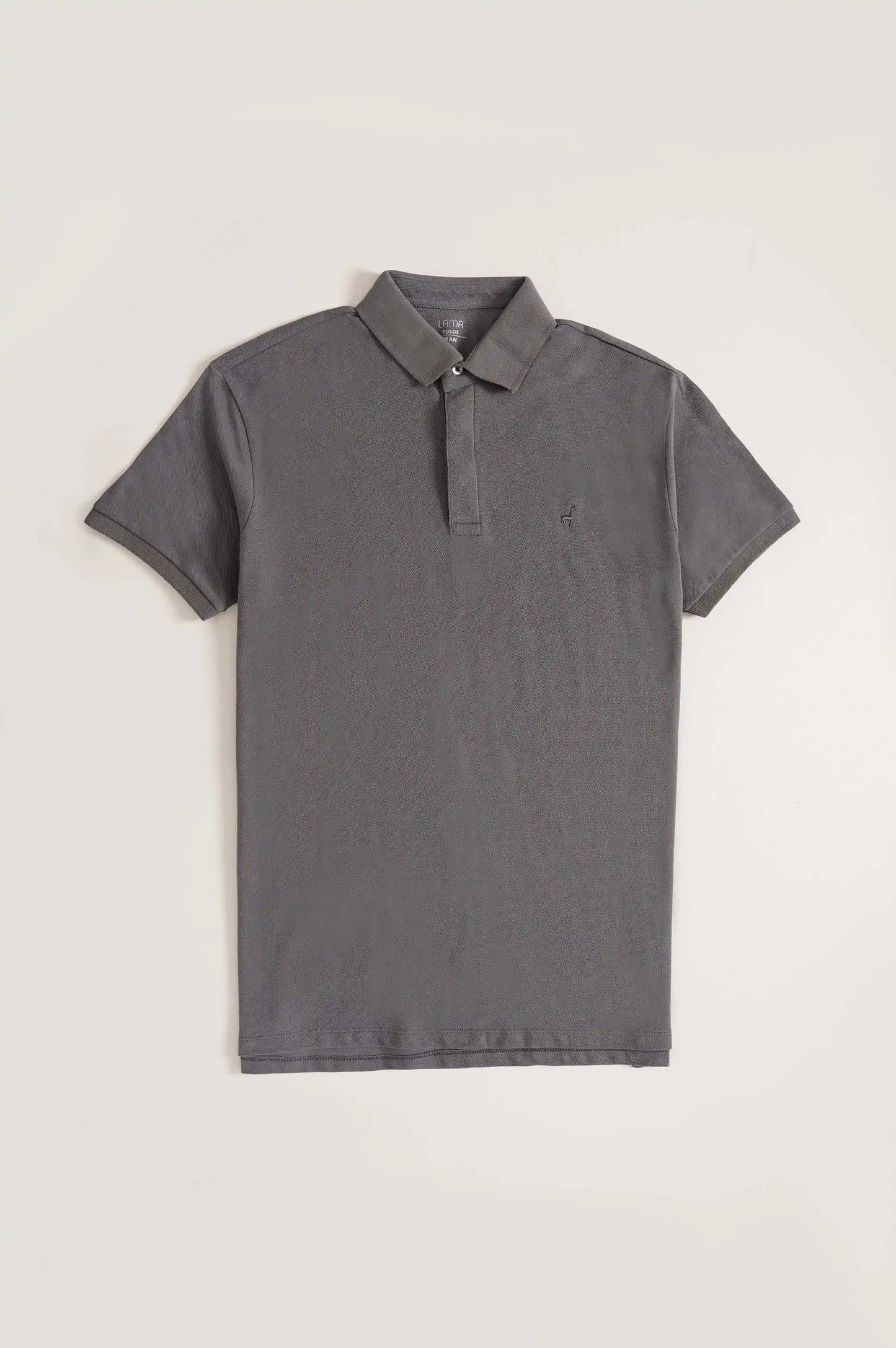 LIGHT GREY LAMA PERFORMANCE POLO