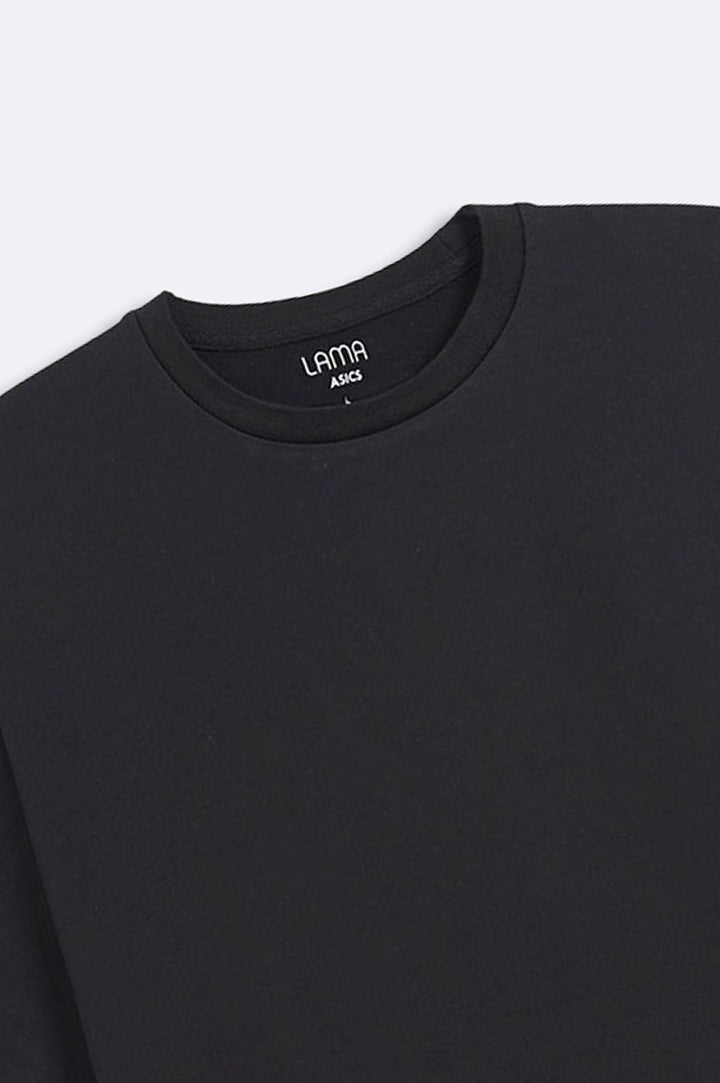 BLACK ROUND NECK T-SHIRT