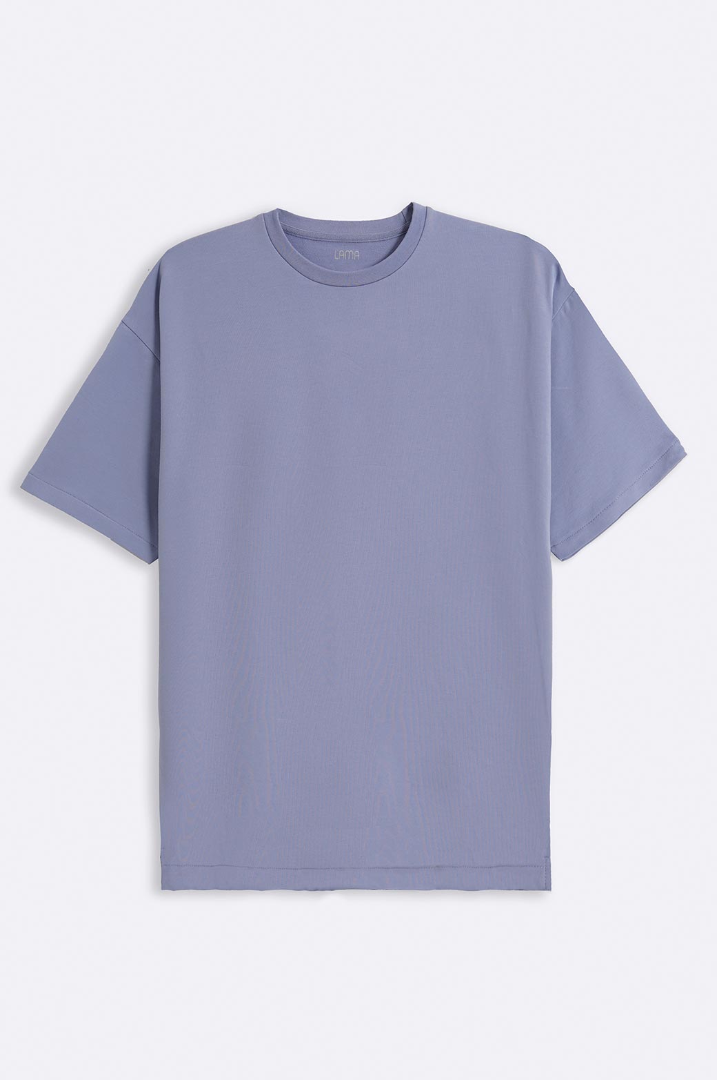 LIGHT BLUE ROUND NECK T-SHIRT