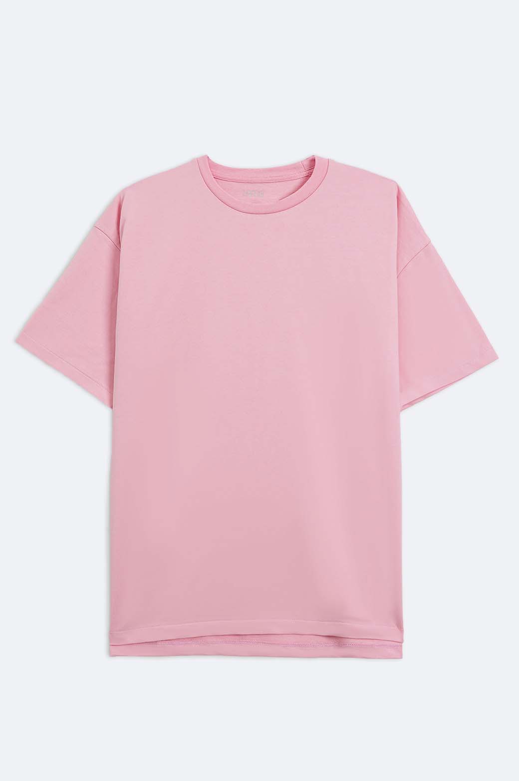 LIGHT PINK ROUND NECK T-SHIRT