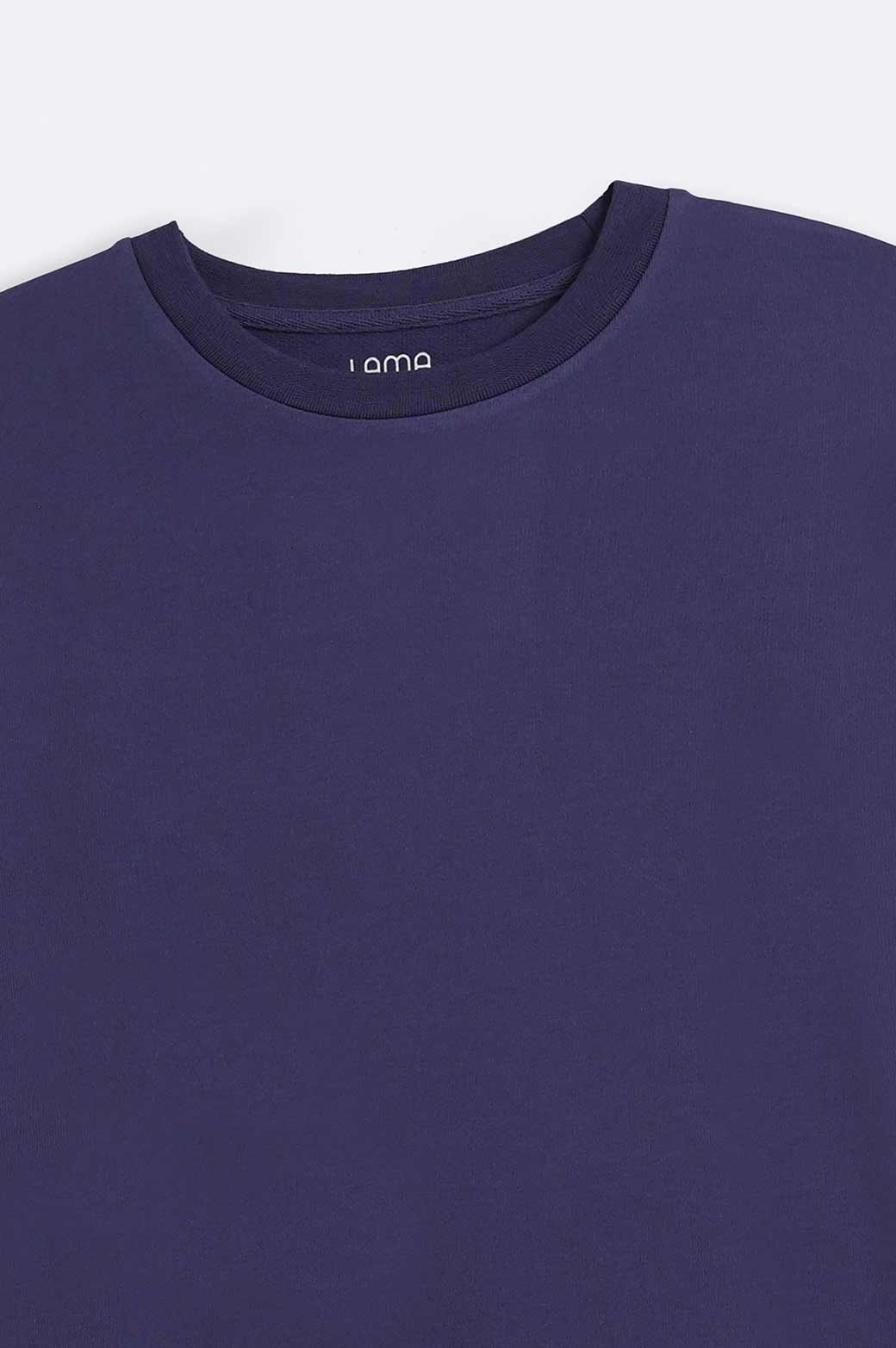 NAVY ROUND NECK T-SHIRT