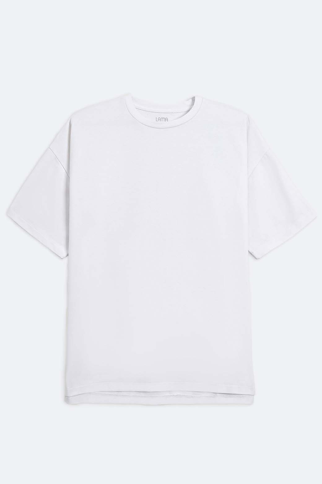 WHITE ROUND NECK T-SHIRT