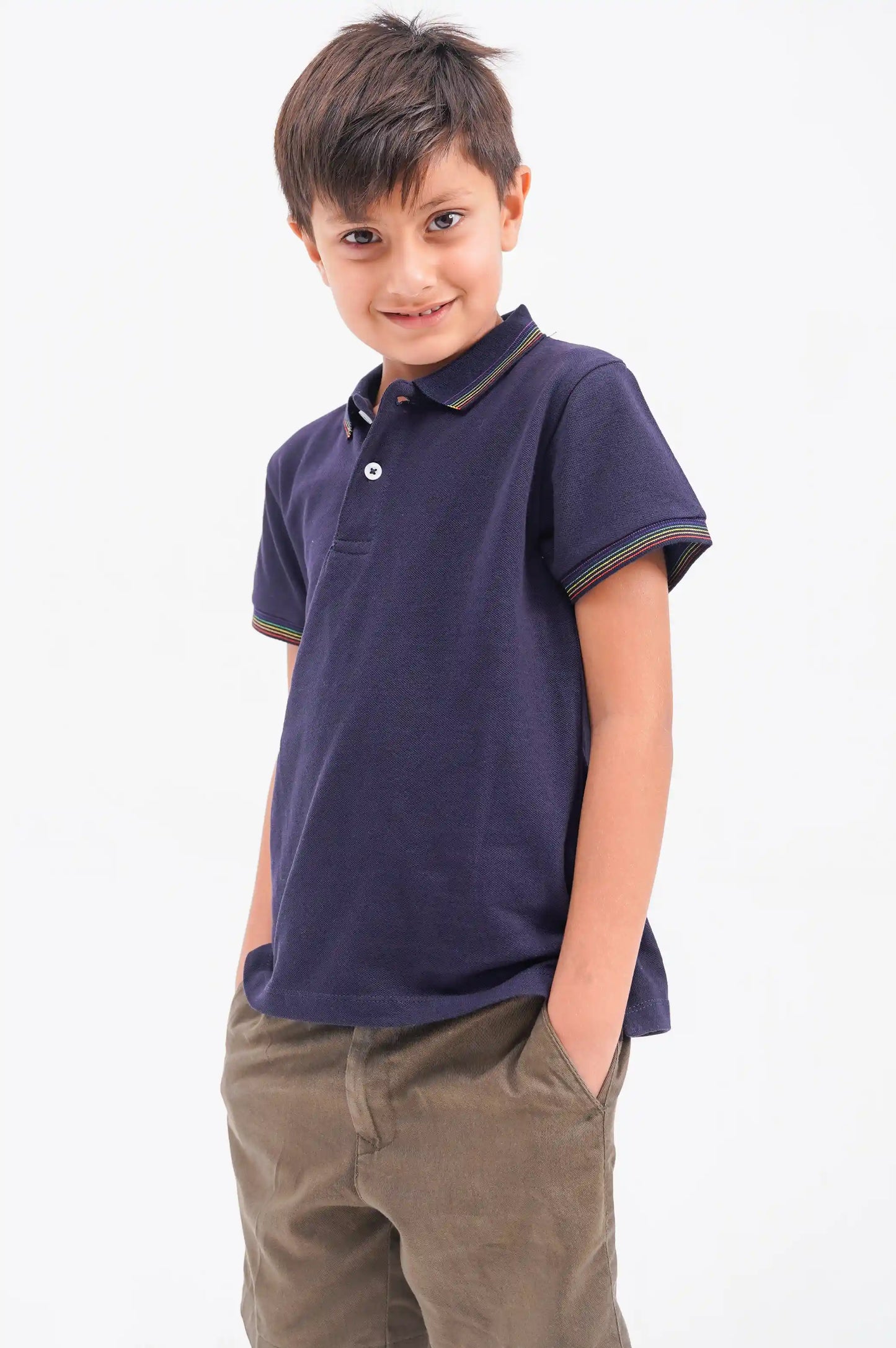 NAVY PERFORMANCE POLO