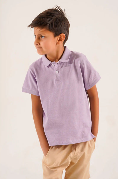 Lilac Young Polo Shirt
