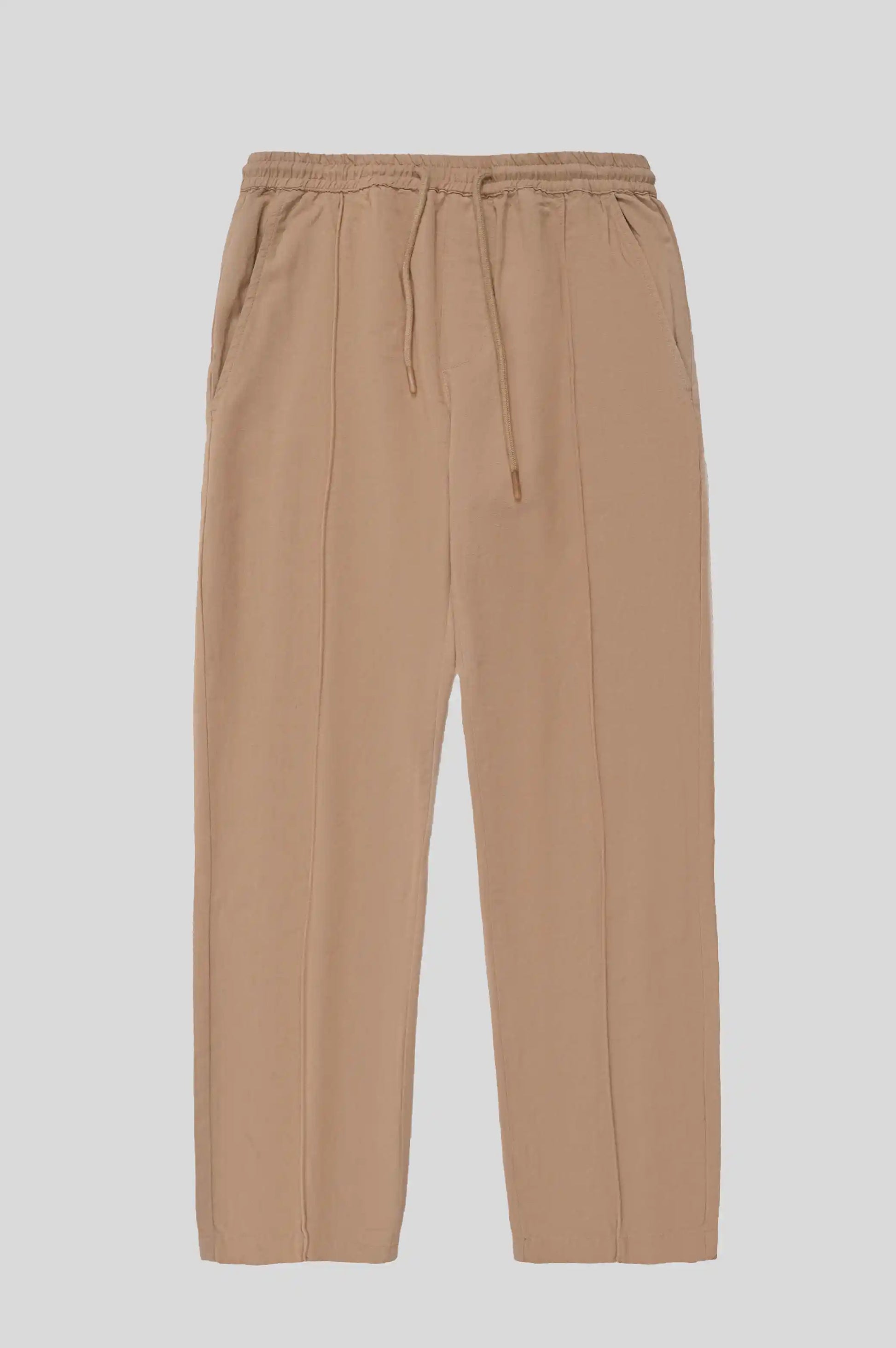 Beige Linen Pants