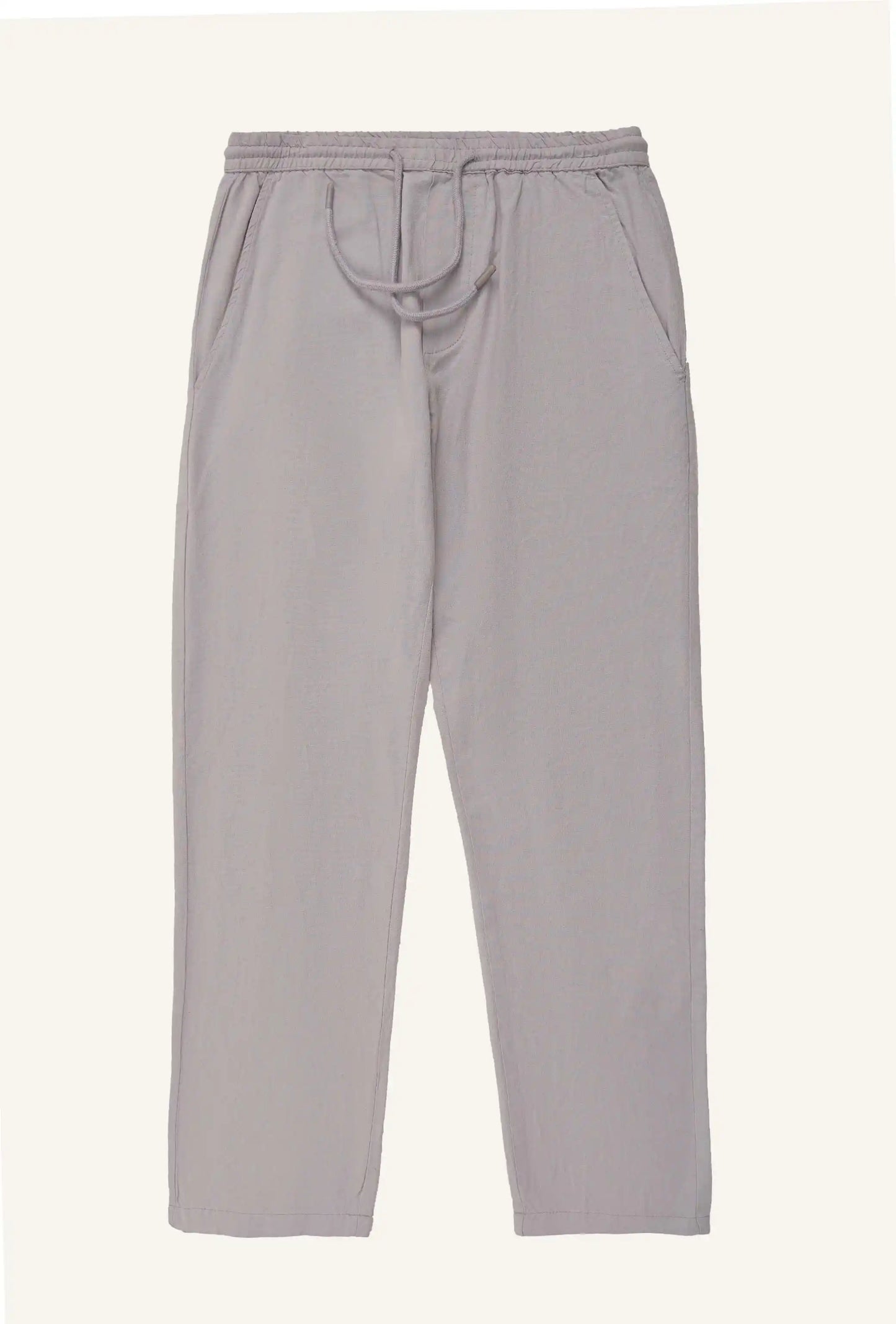 Ice Blue Linen Pants