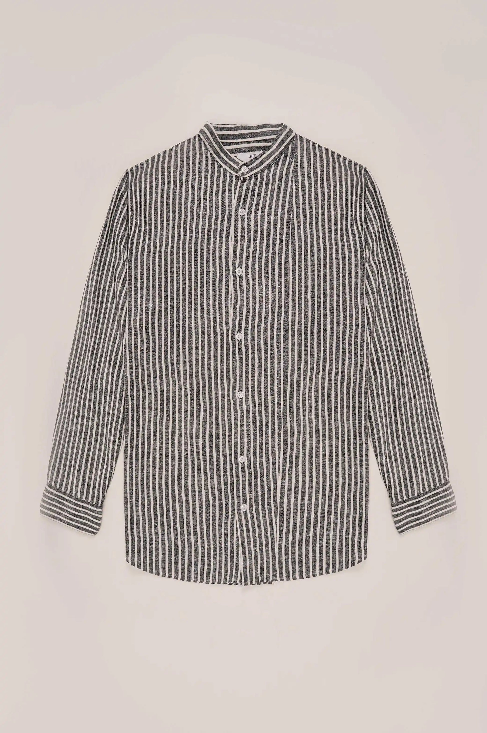 Black Striped button down shirt
