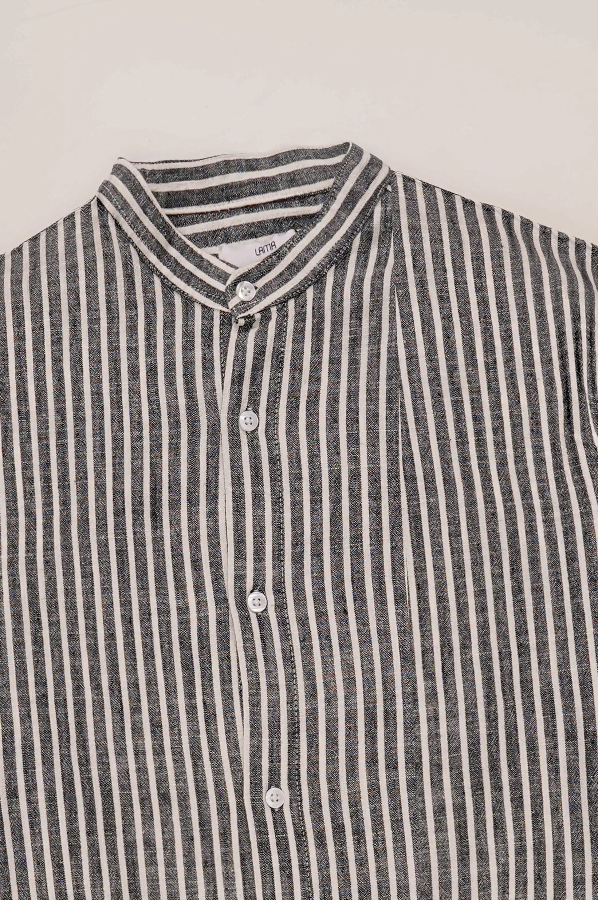 Black Striped button down shirt