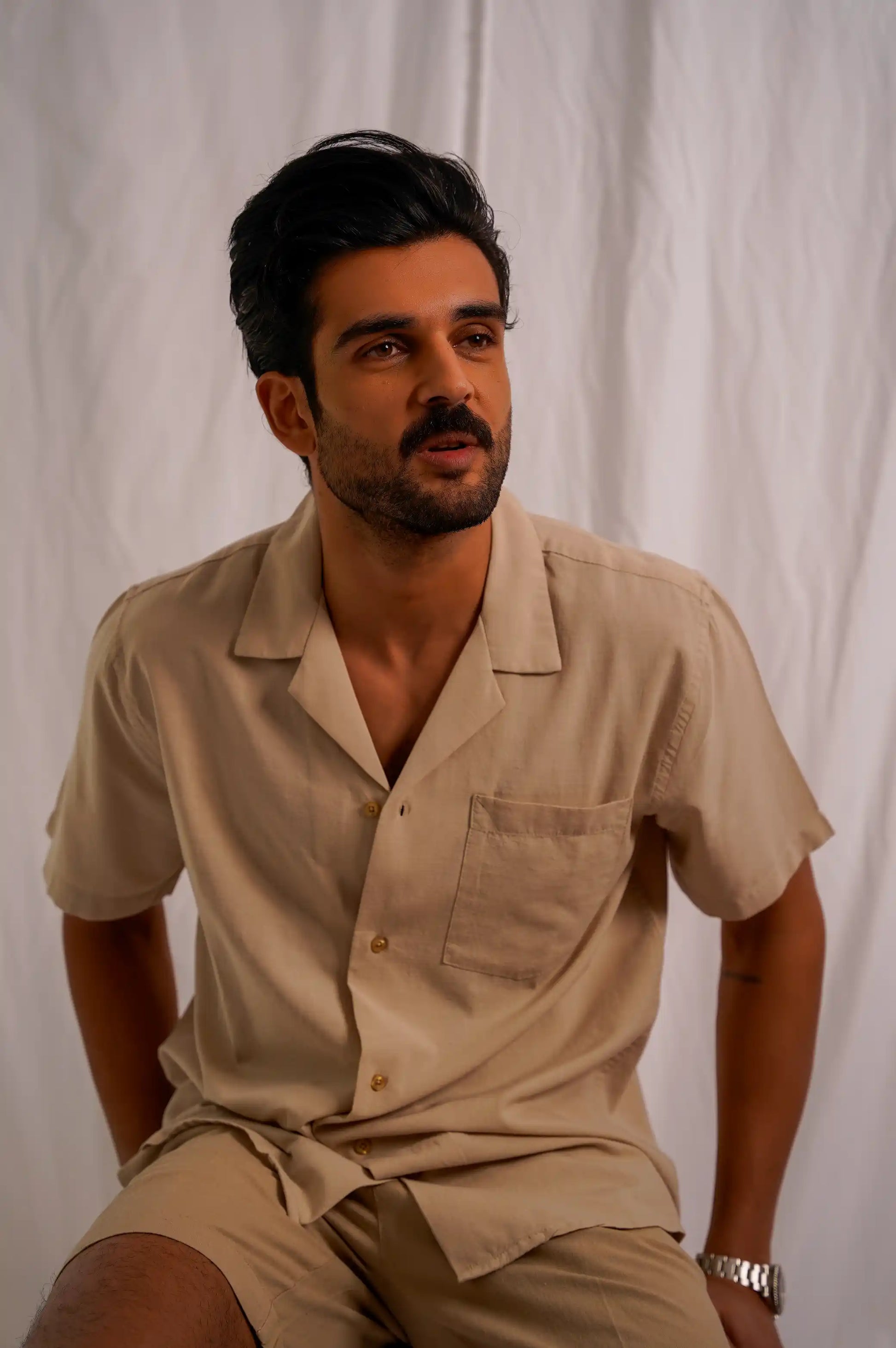 BEIGE SAFARI SHIRT