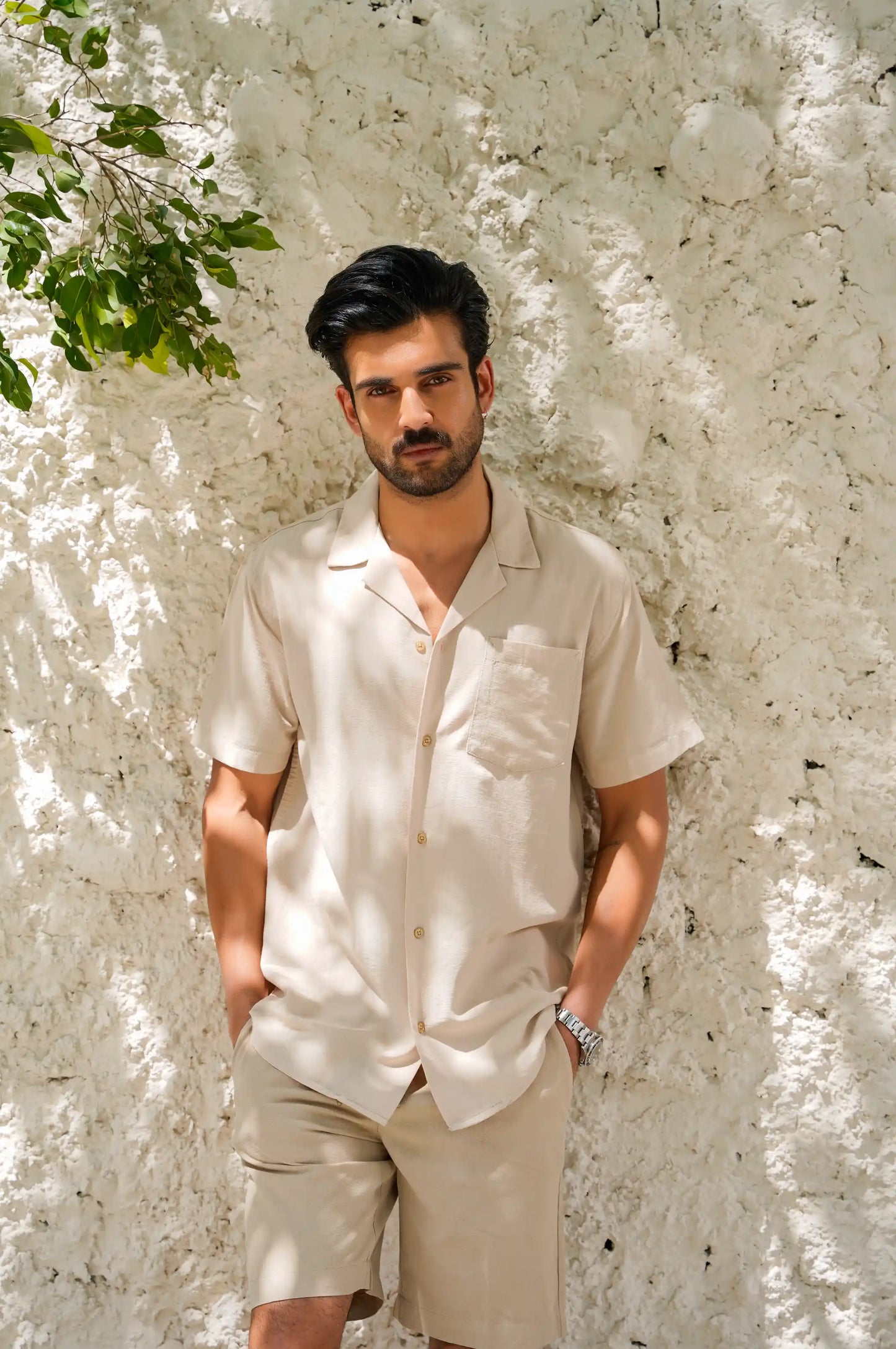 BEIGE SAFARI SHIRT