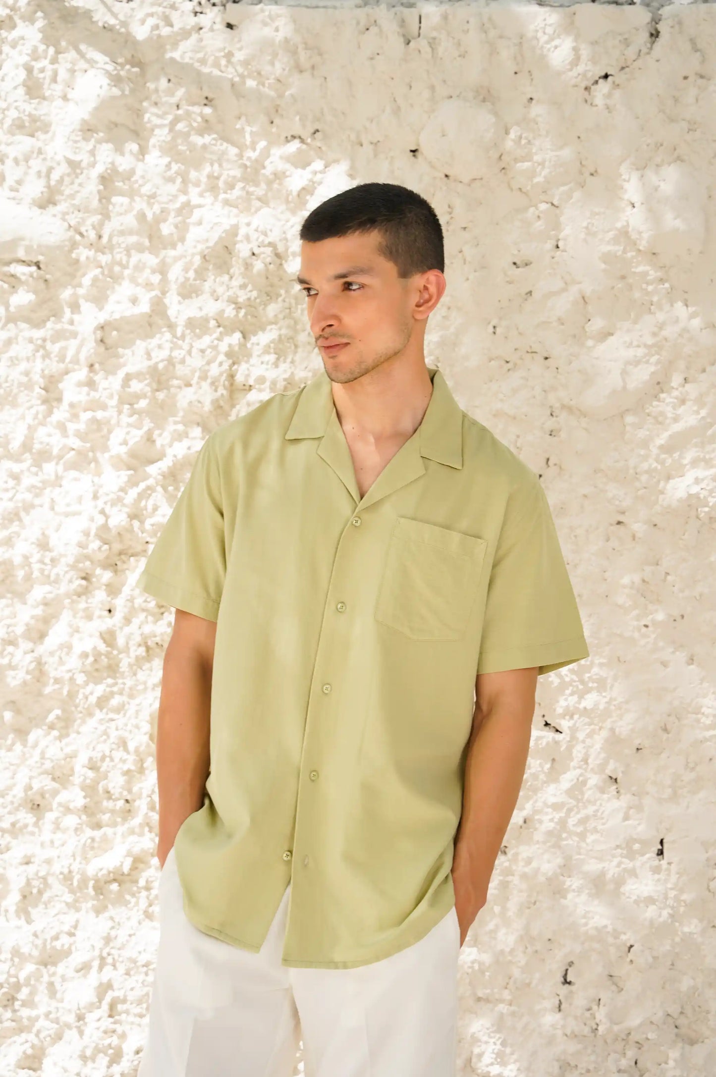 SEA GREEN SAFARI SHIRT