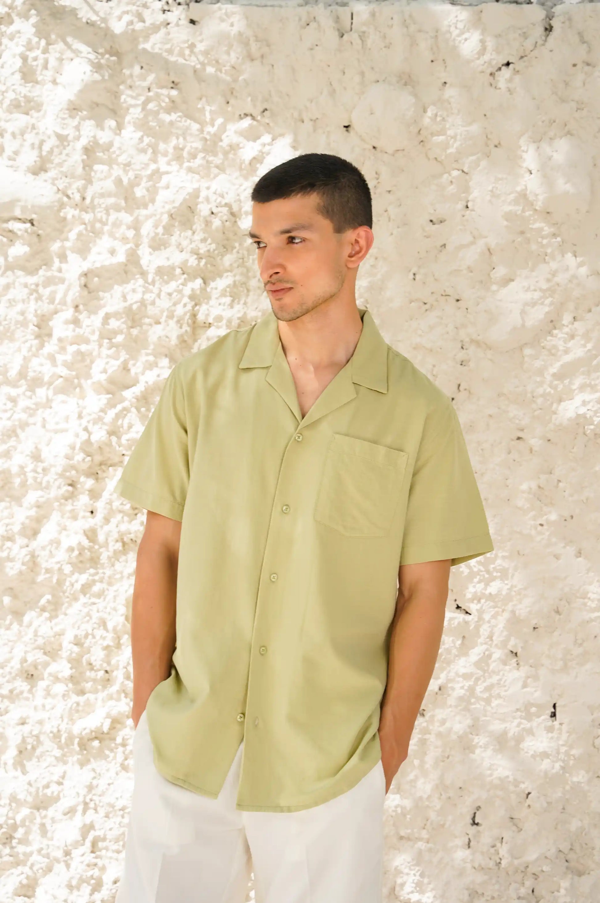SEA GREEN SAFARI SHIRT