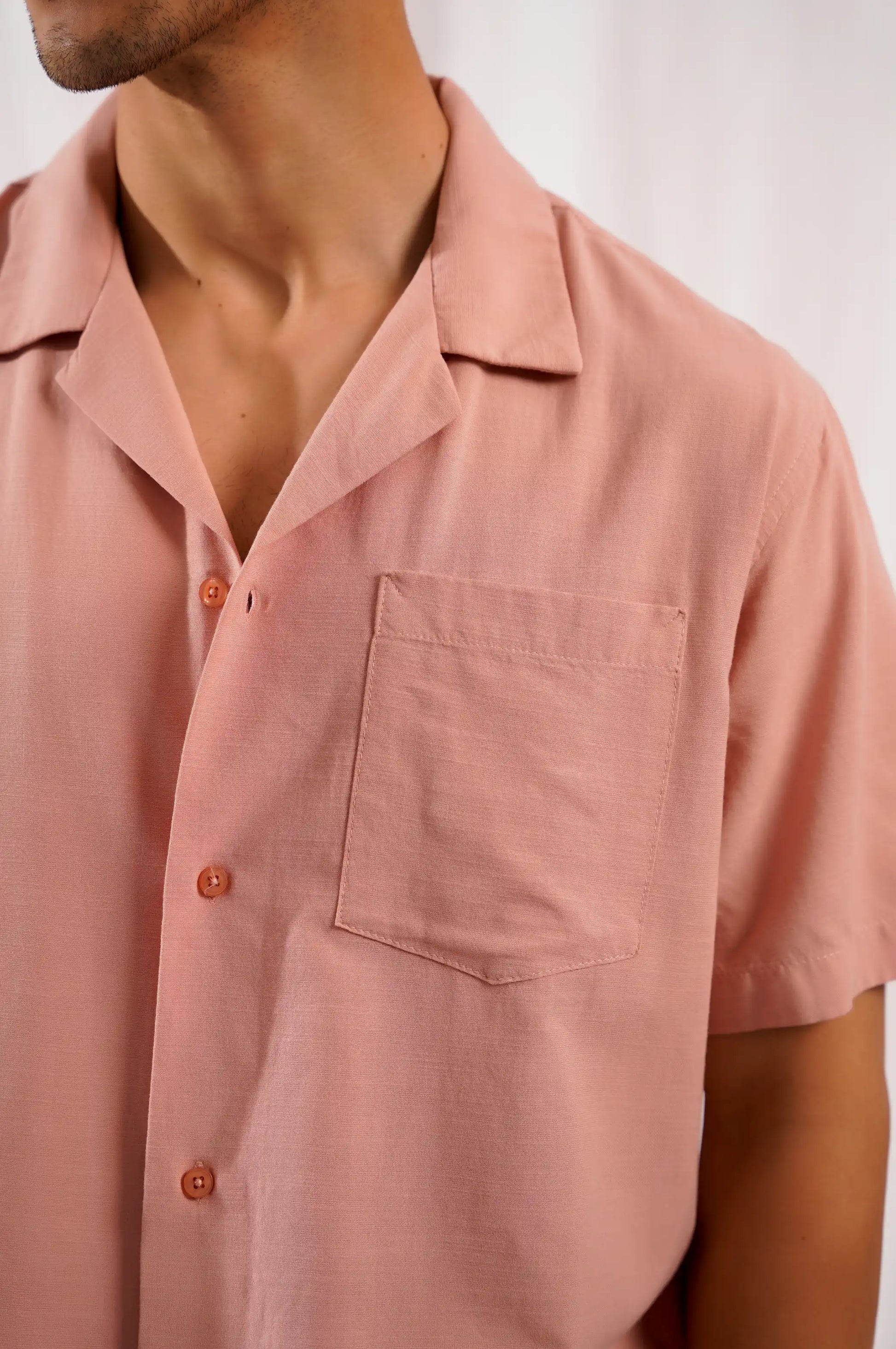 TEA PINK SAFARI SHIRT