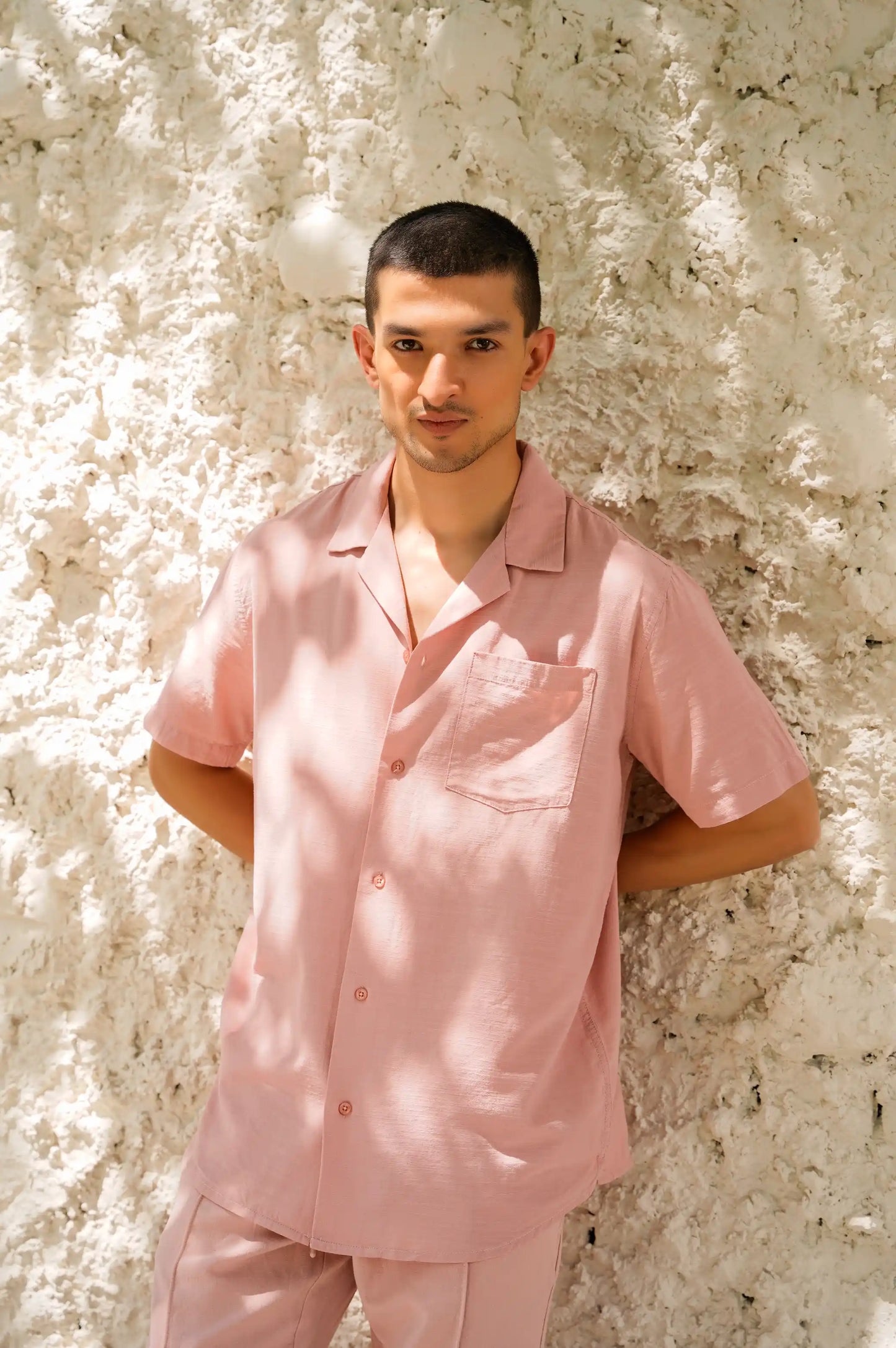 TEA PINK SAFARI SHIRT