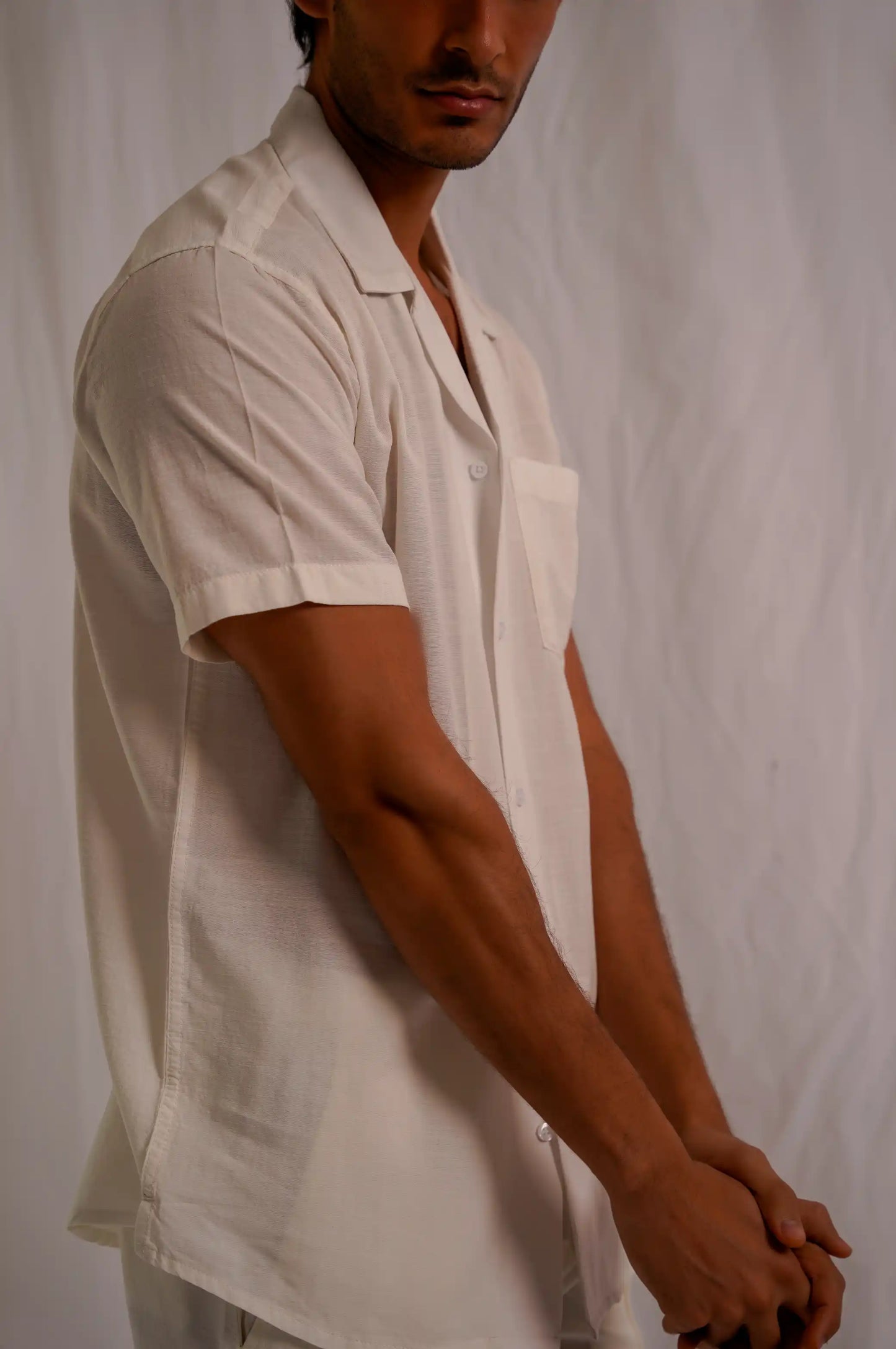 WHITE SAFARI SHIRT
