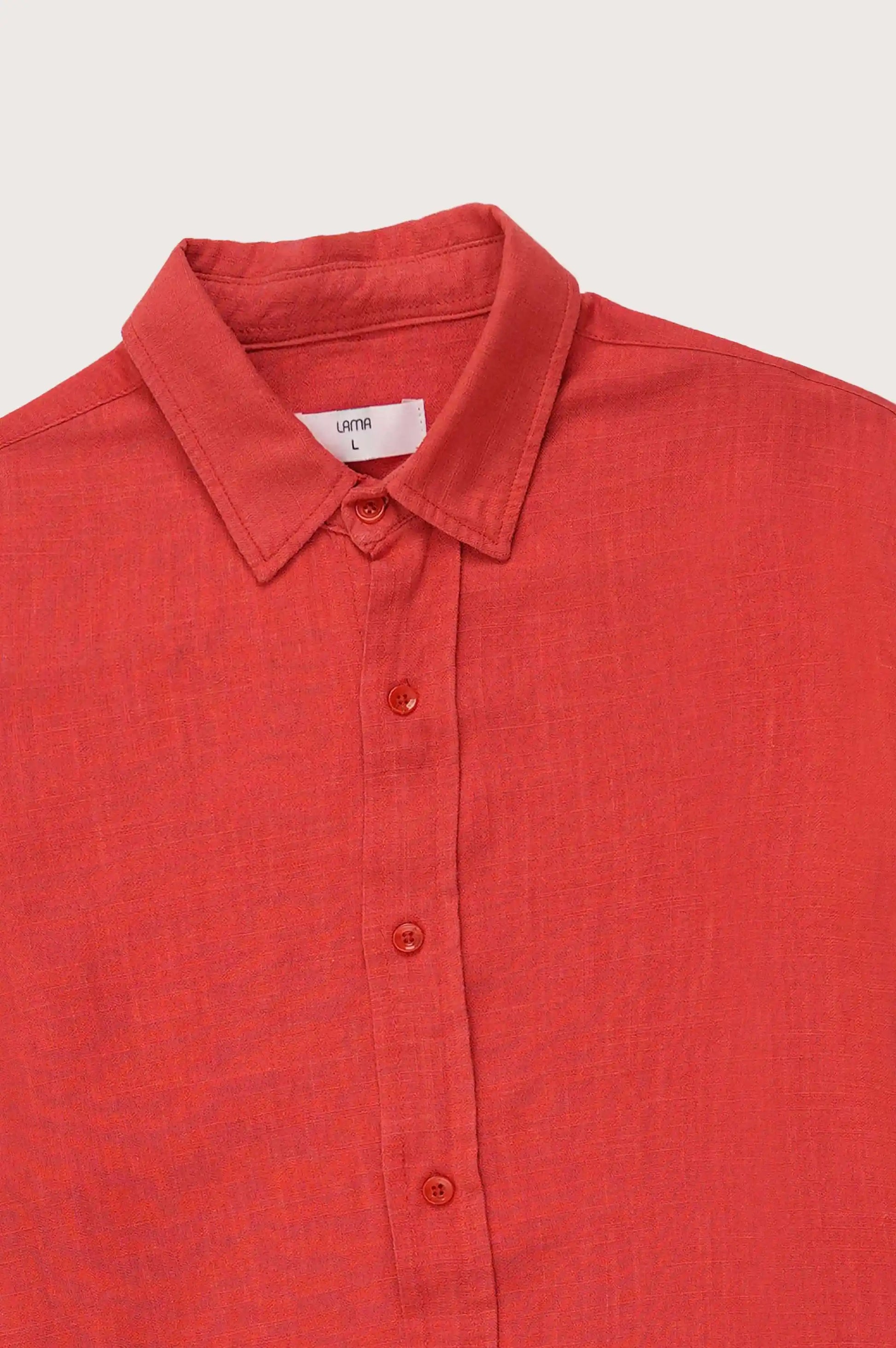 CORAL BASIC BUTTON DOWN SHIRT