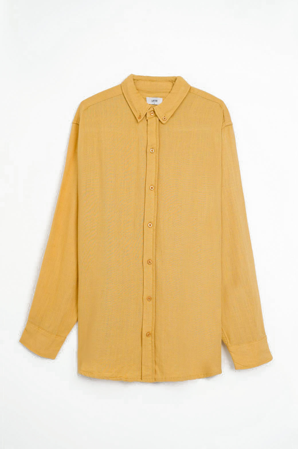 MUSTARD BASIC BUTTON DOWN SHIRT