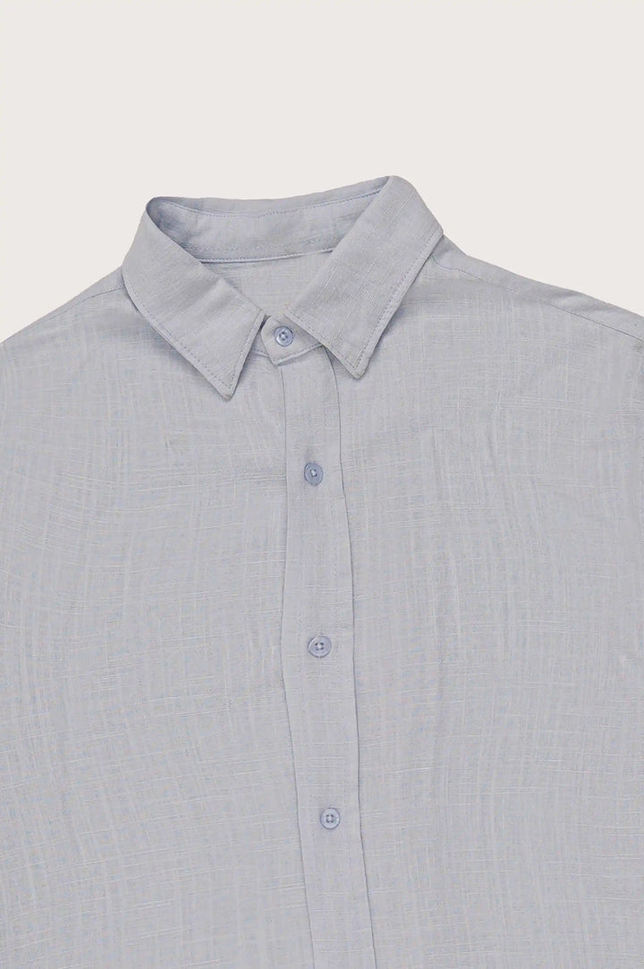 SKY BLUE BASIC BUTTON DOWN SHIRT