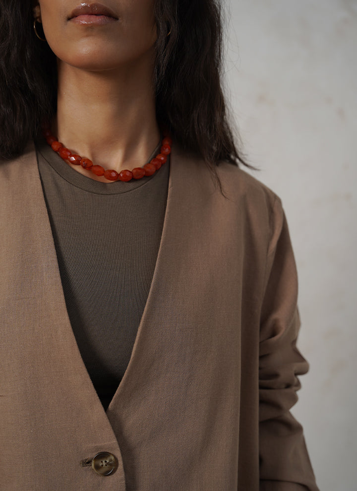 WOMEN'S COLLARLESS BLAZERS BY LAMA RETAIL