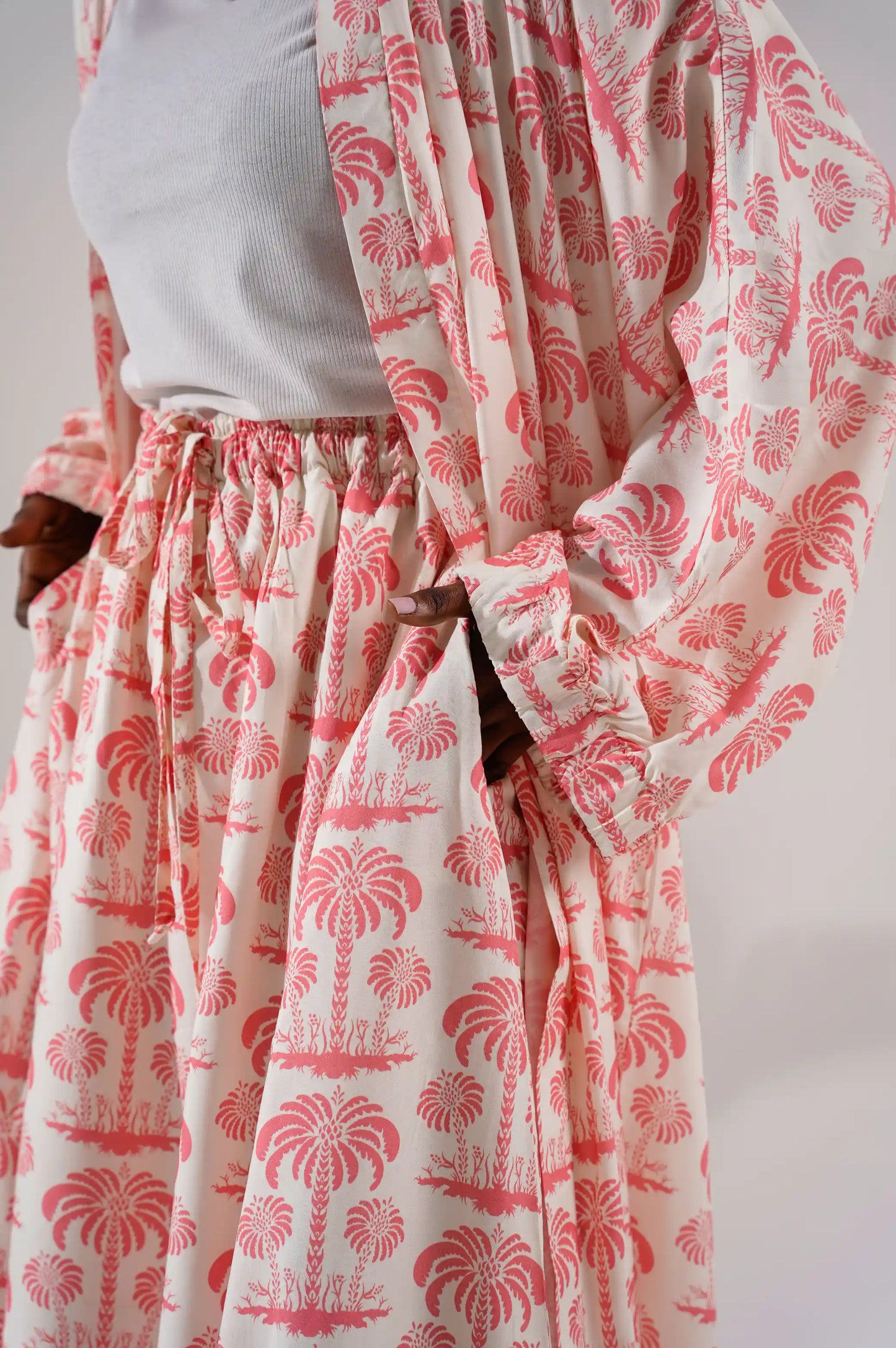 Pink Long Skirt