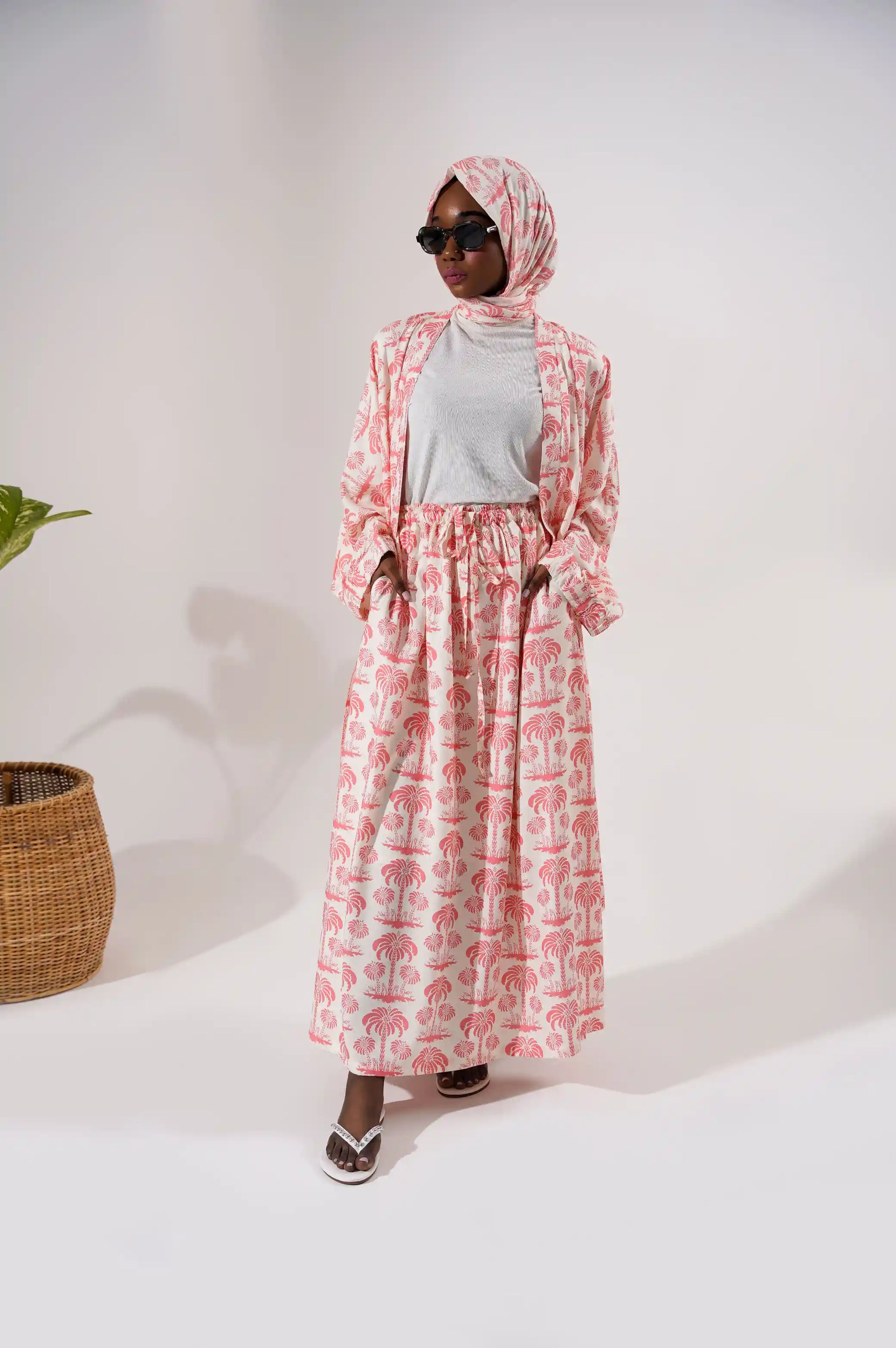 Pink Long Skirt