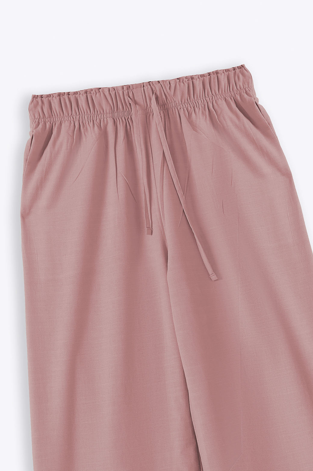 WIDE ANKLE CUT PANTS TEA PINK