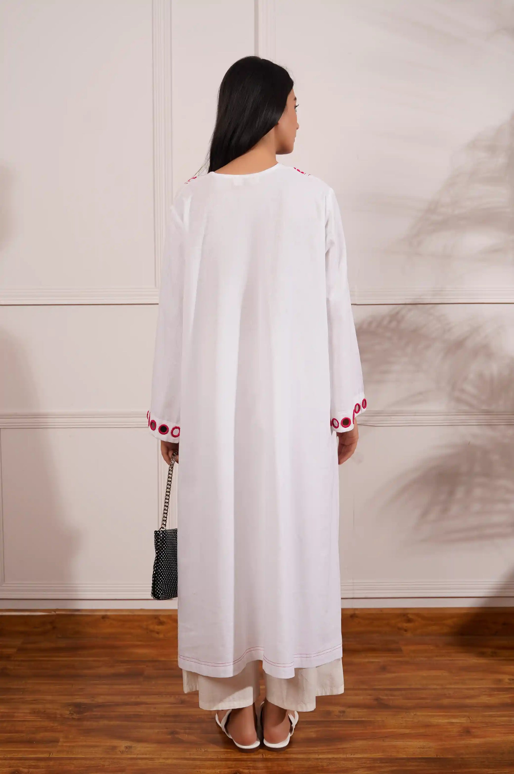 White ARTISANAL KAFTAN