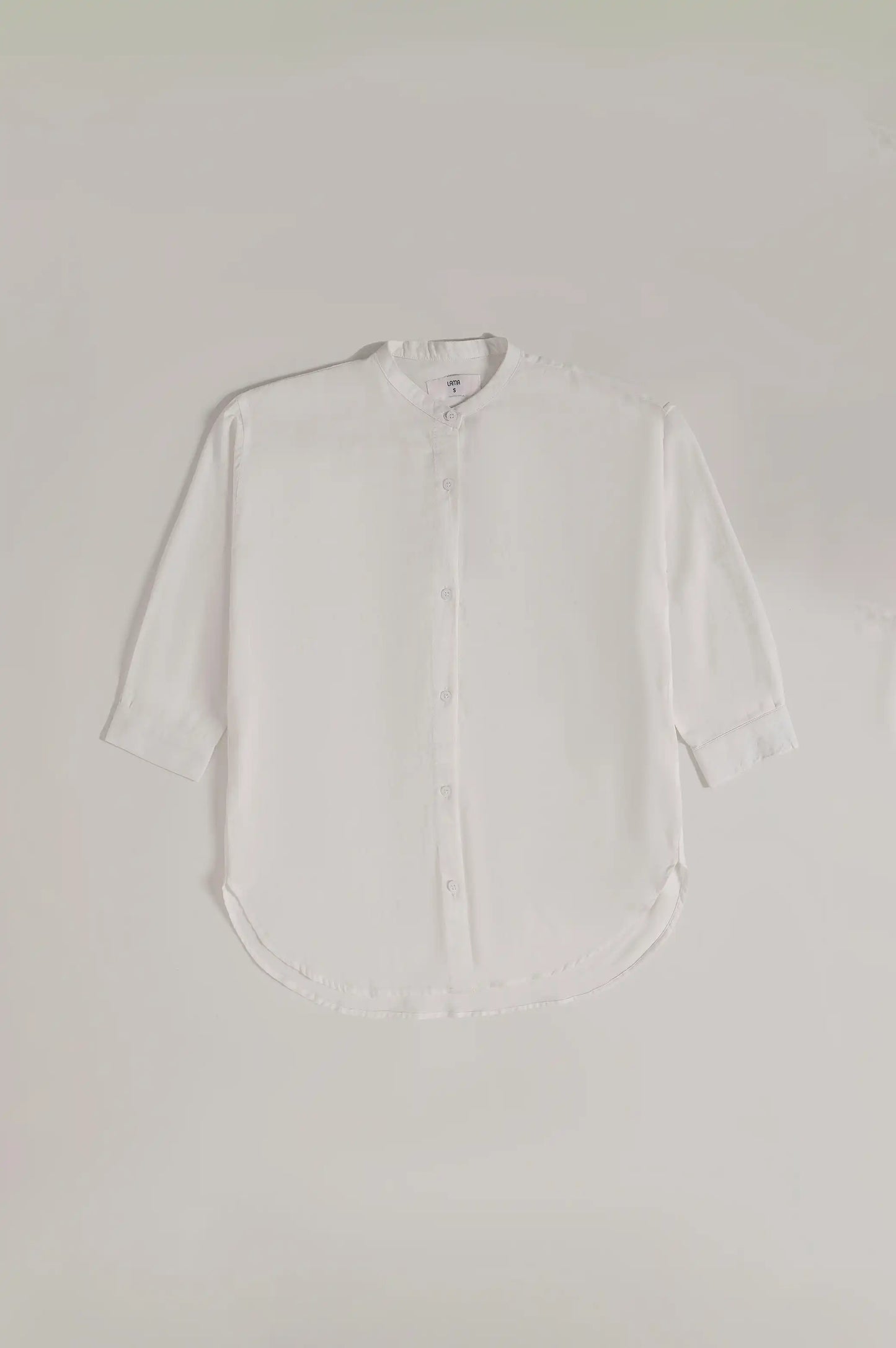 WHITE BAND COLLAR BUTTON DOWN