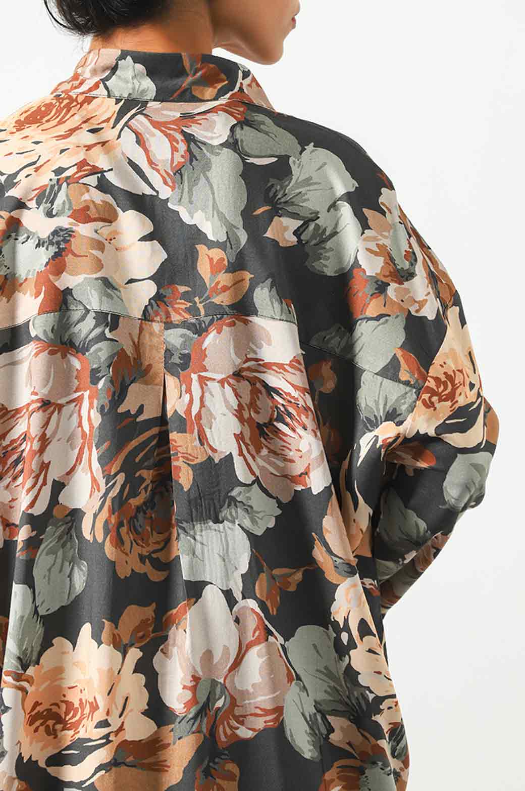 CHARCOL PRINTED SHIRT