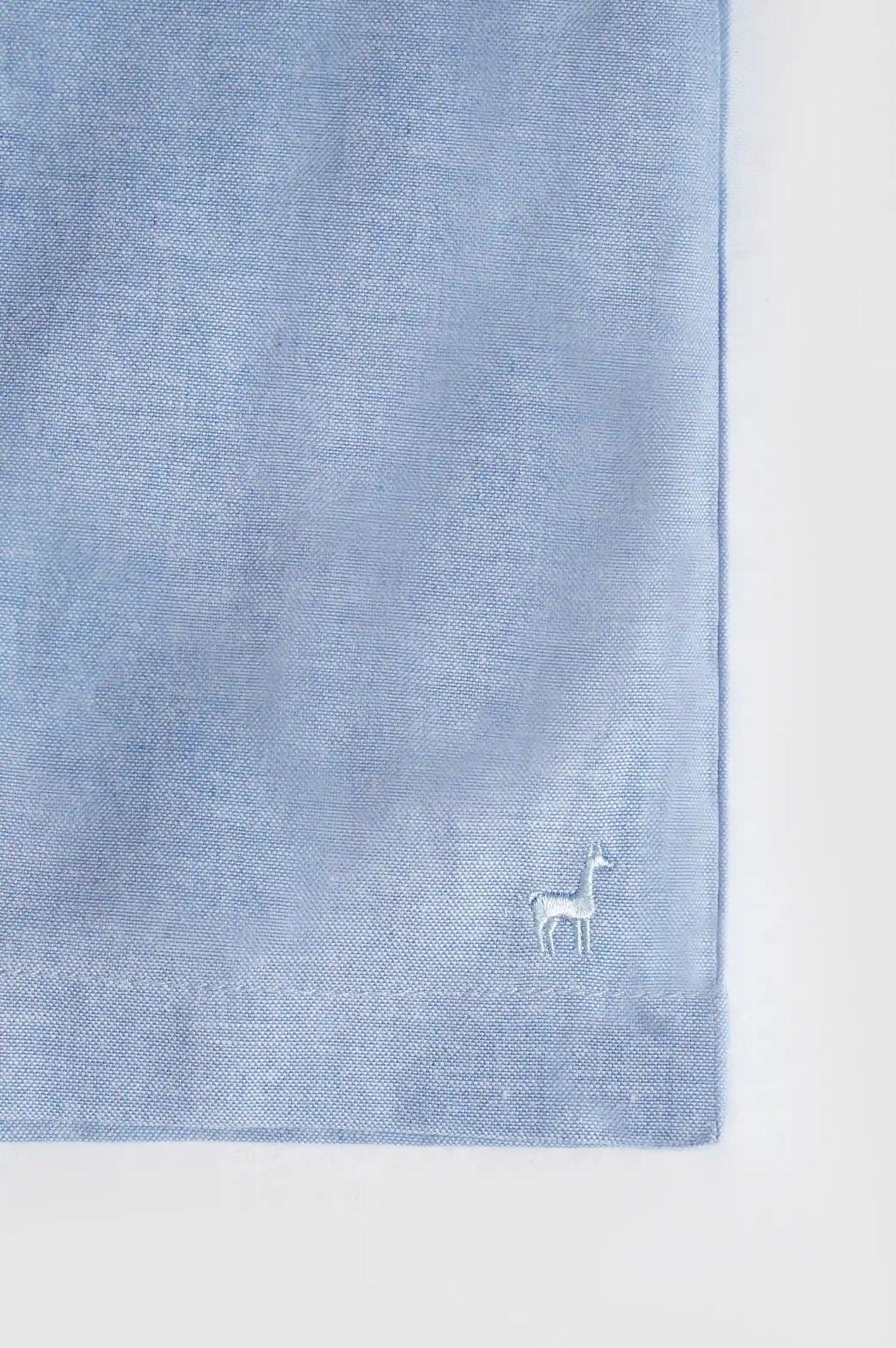 LIGHT BLUE CASUAL LINEN SHORTS