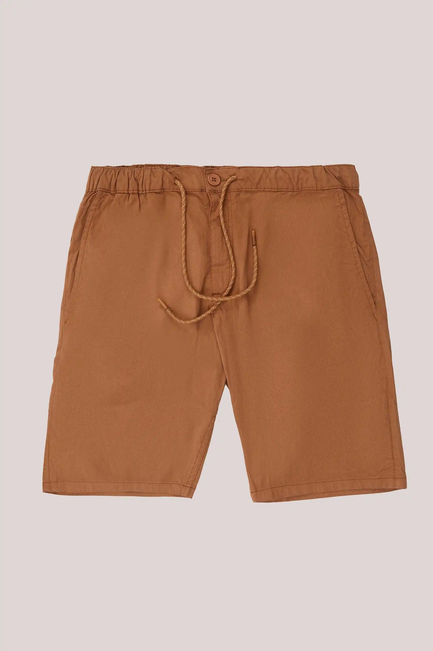 CAMEL DRAWSTRING EASY SHORTS