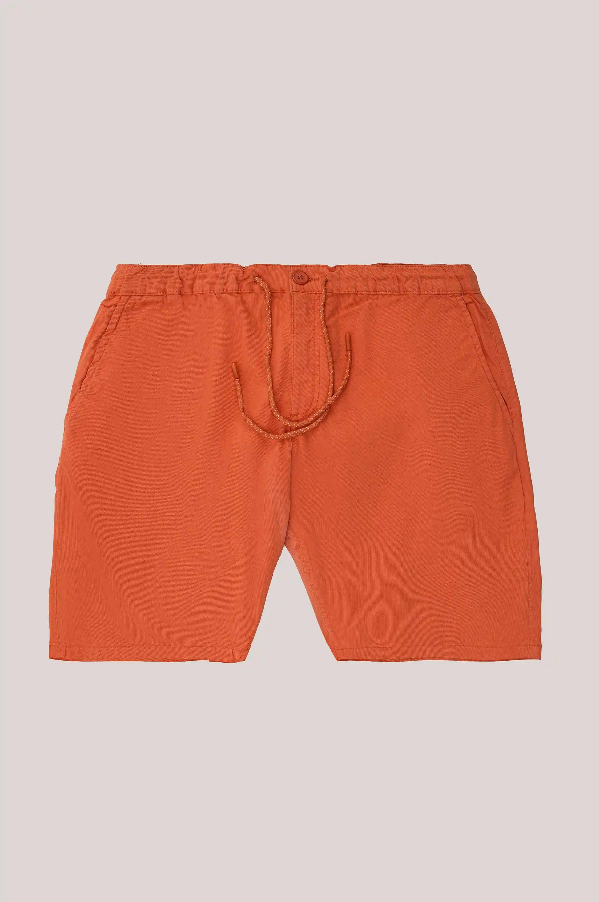 CORAL DRAWSTRING EASY SHORTS