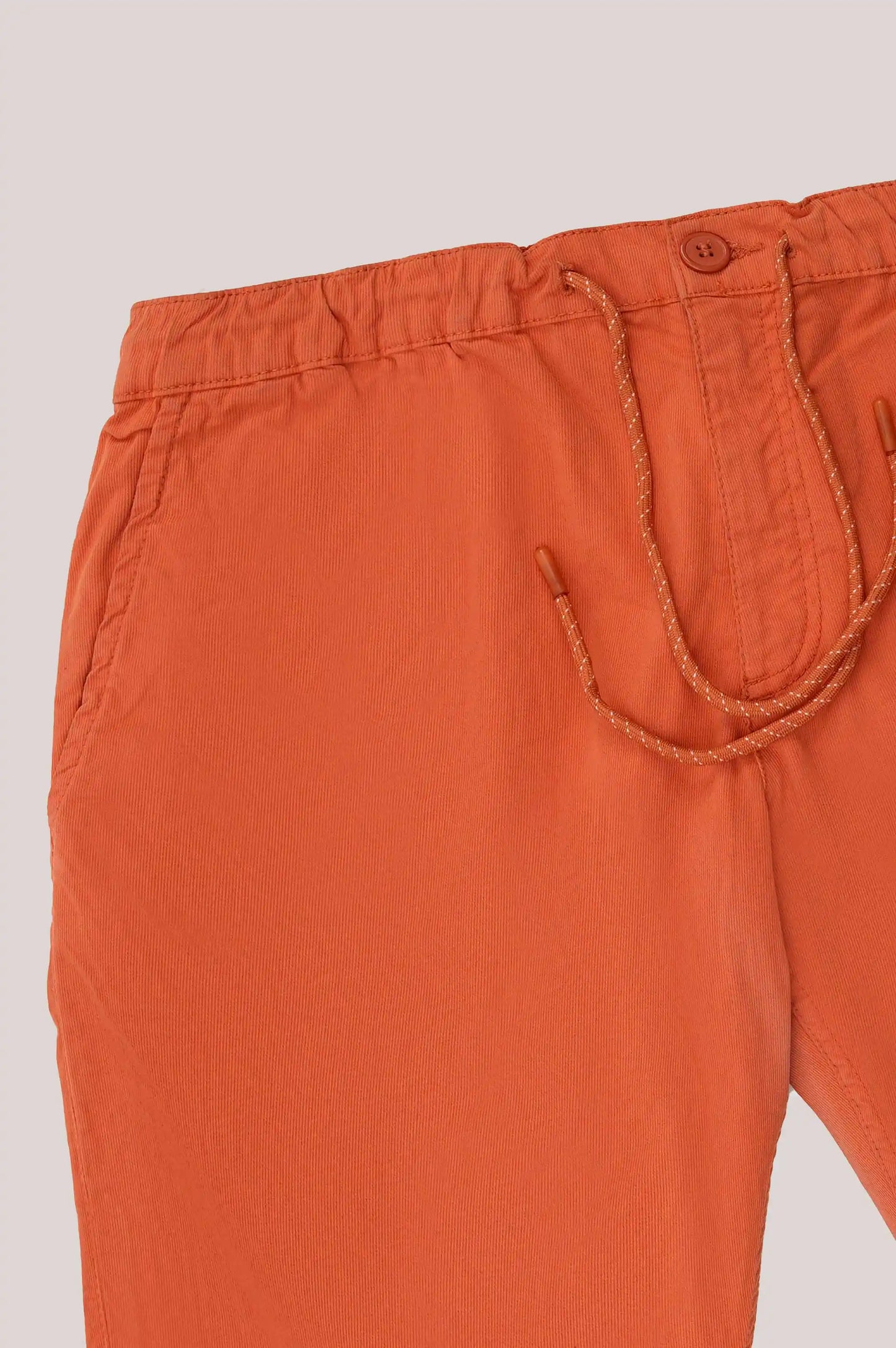 CORAL DRAWSTRING EASY SHORTS