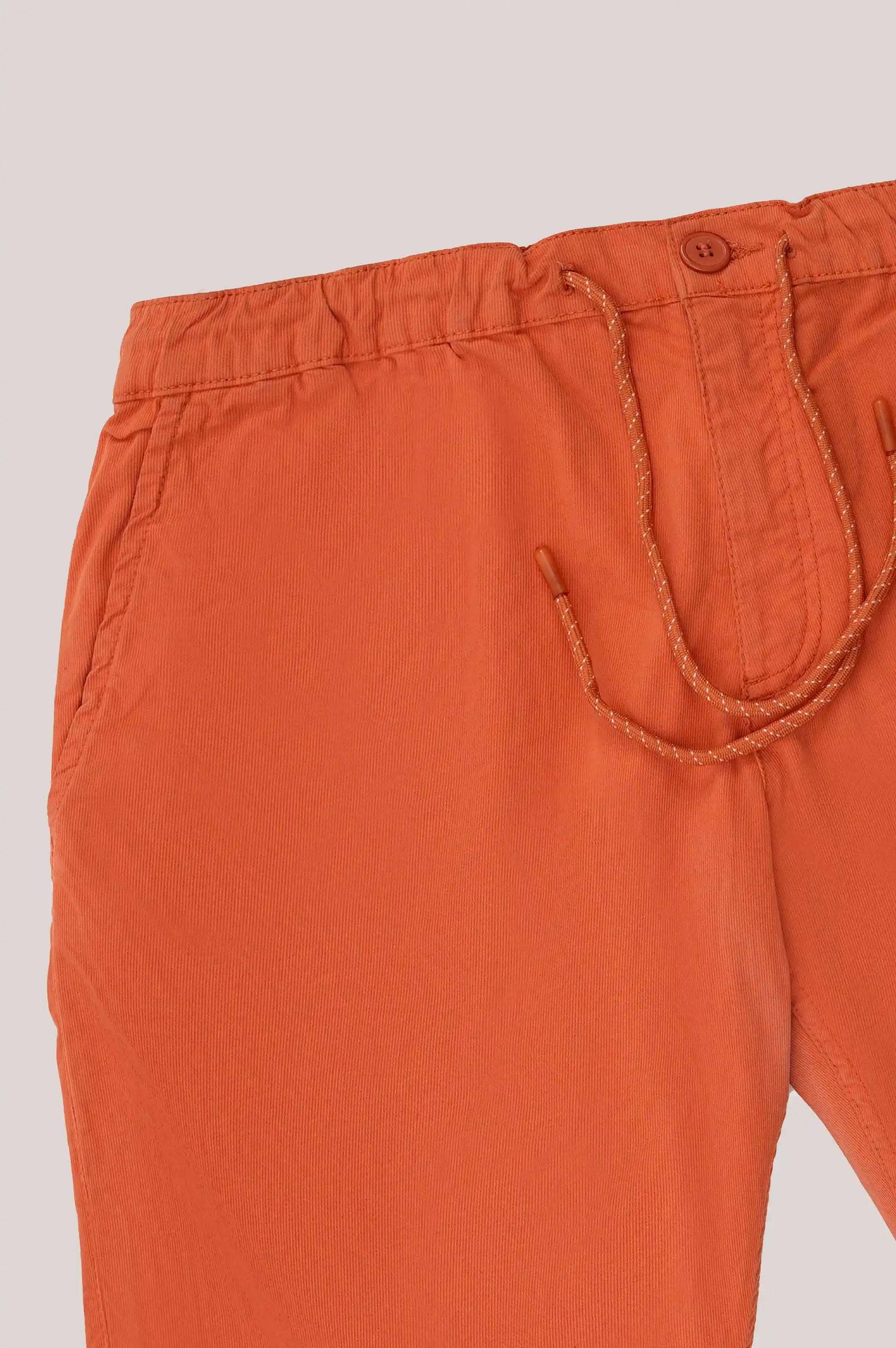 CORAL DRAWSTRING EASY SHORTS
