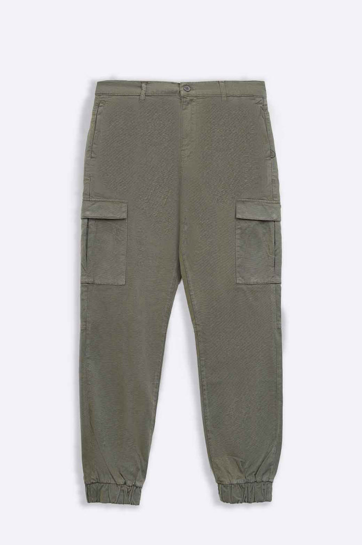 OLIVE CARGO PANTS