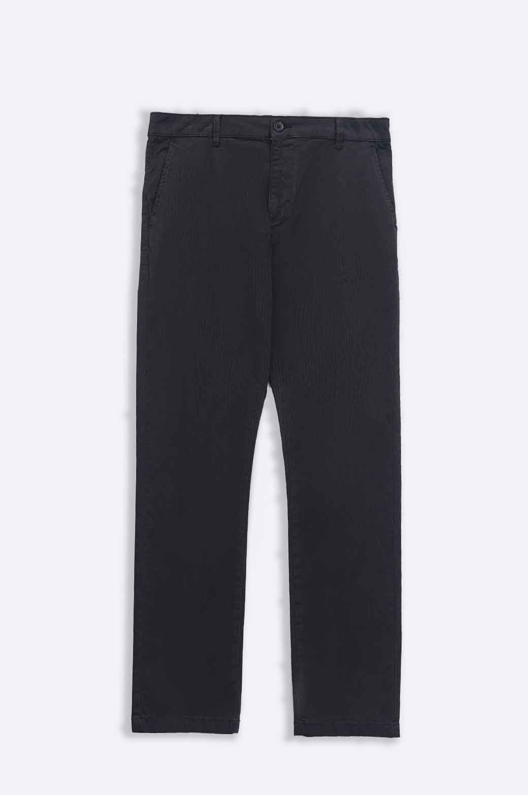 BLACK EASY CHINO PANTS