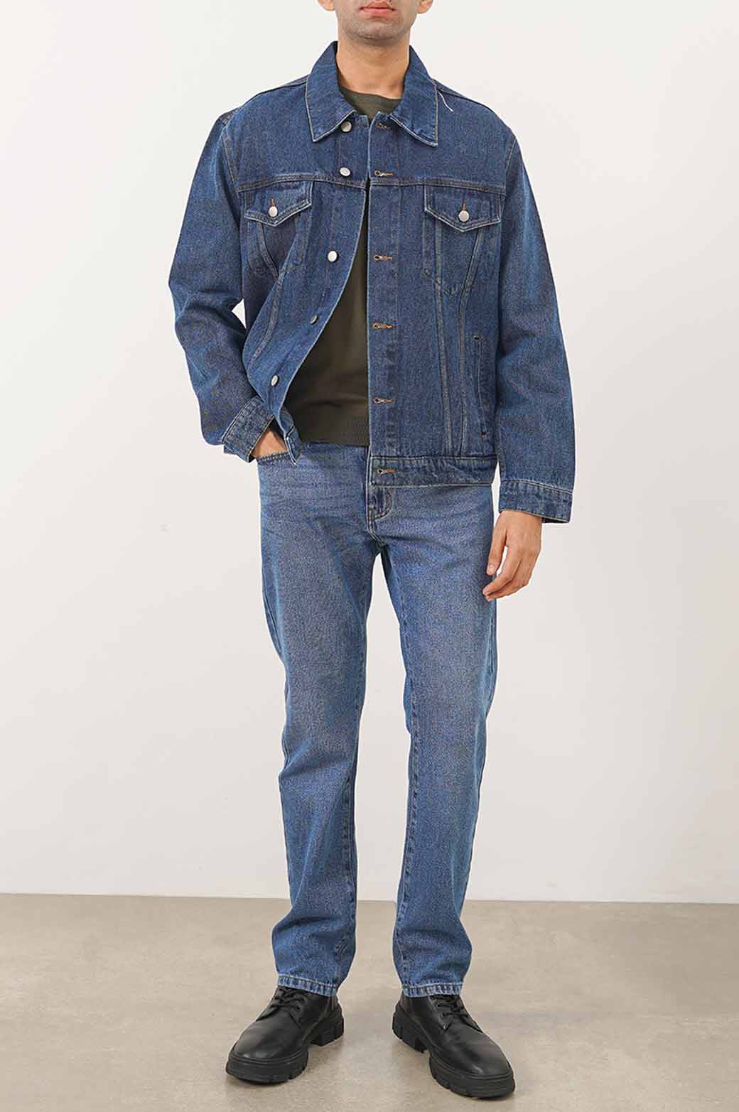 DARK BLUE DENIM JACKET