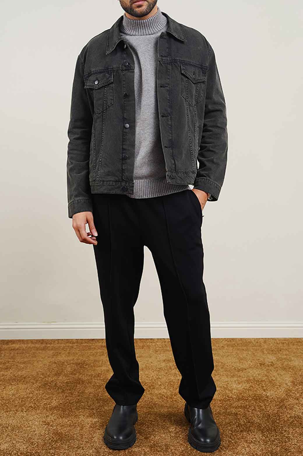 GREY DENIM JACKET